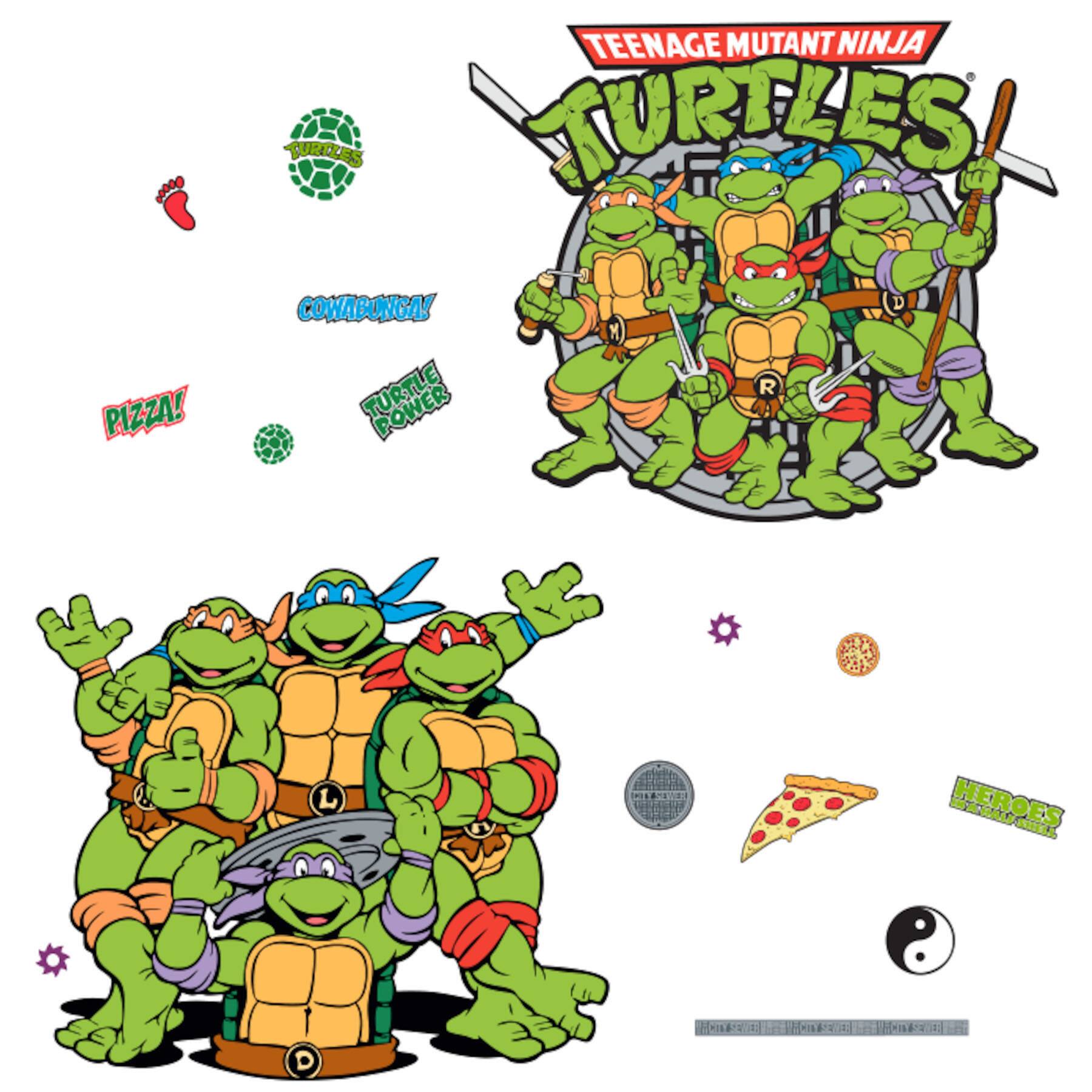 RoomMates Teenage Mutant Ninja Turtles Peel & Stick Giant Wall Decals