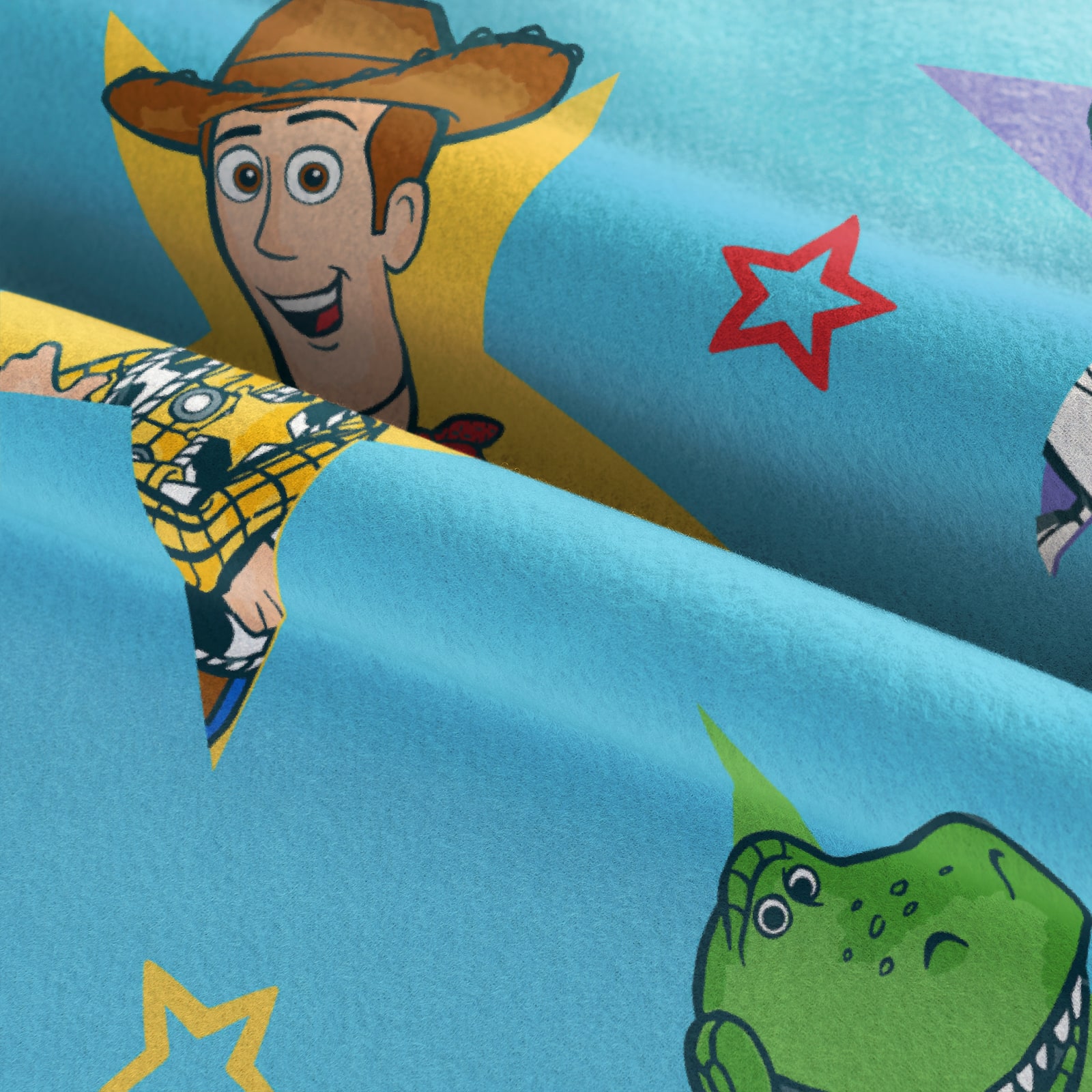 disney toy story fleece fabric star