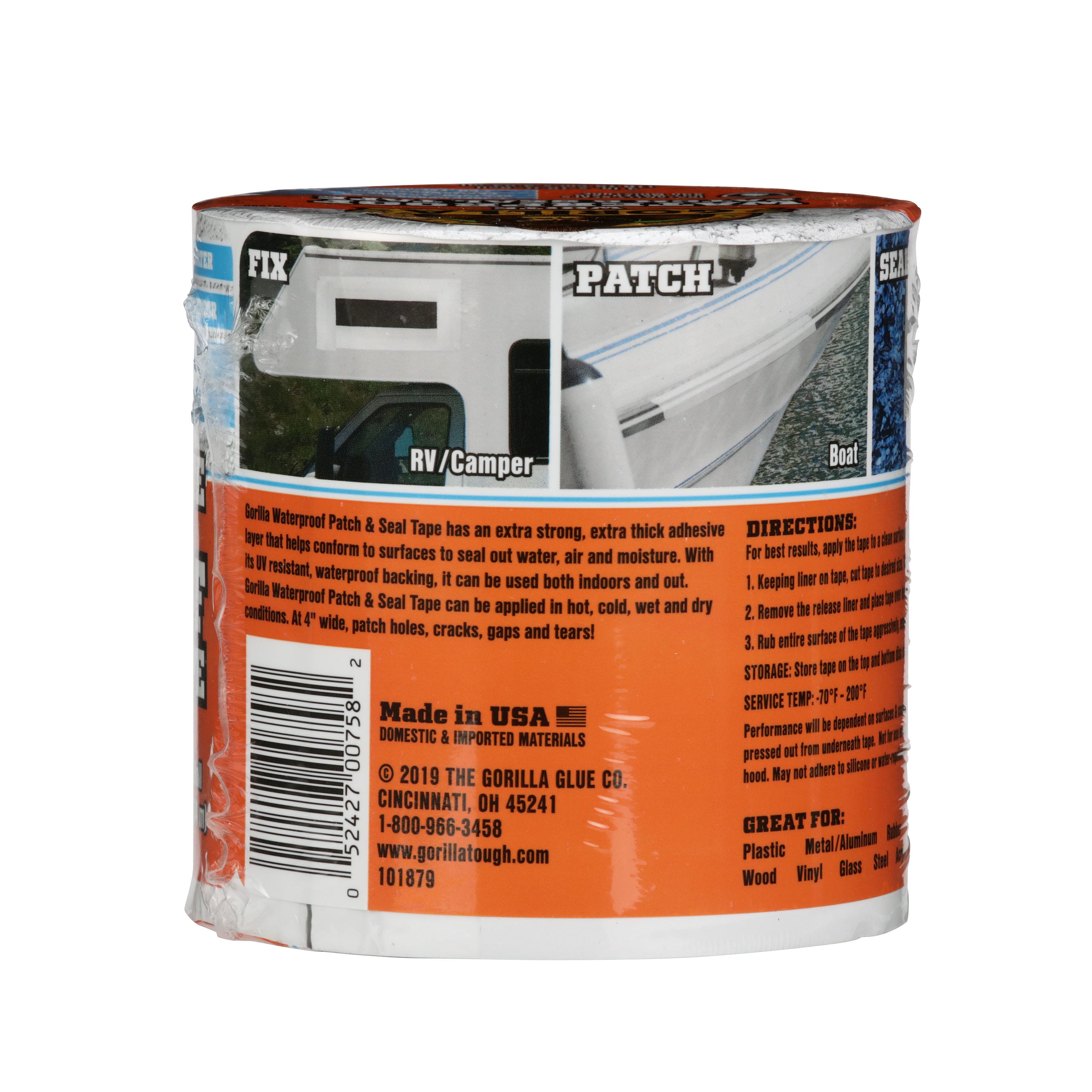 Gorilla&#xAE; Waterproof Patch &#x26; Seal Tape