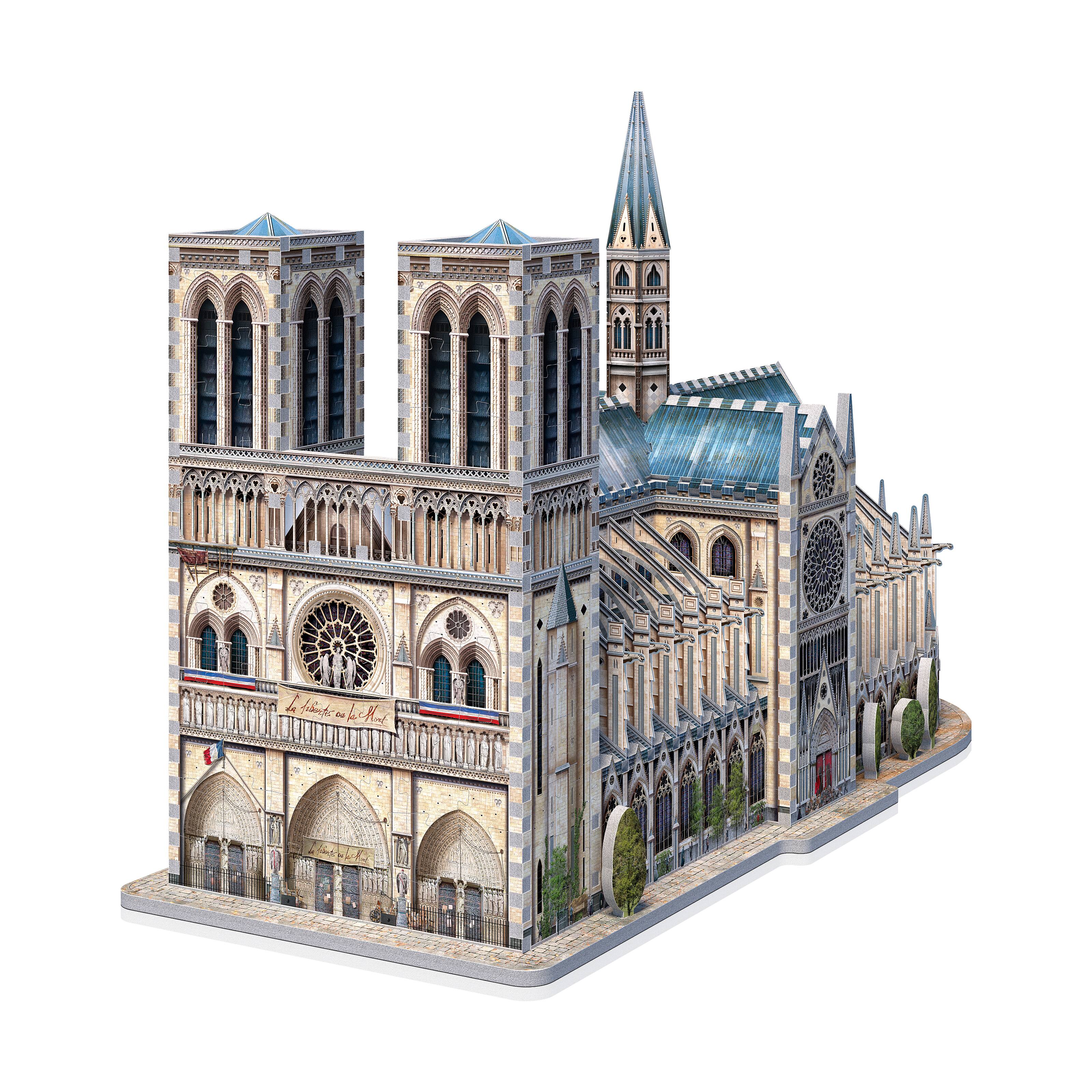 Assassin&#x27;s Creed Unity - Notre-Dame 3D Puzzle: 860 Pcs