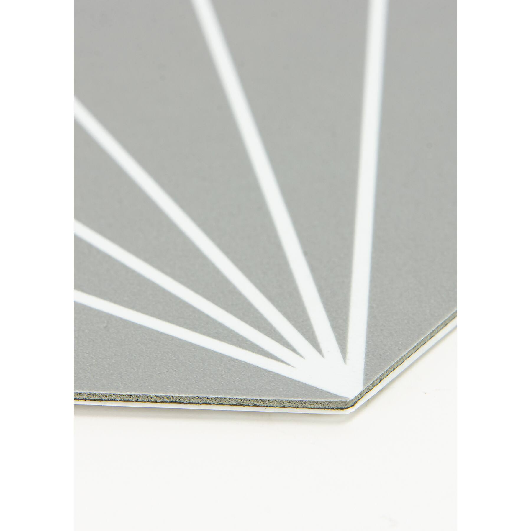 FloorPops Vers Peel & Stick Hexagon Floor Tiles