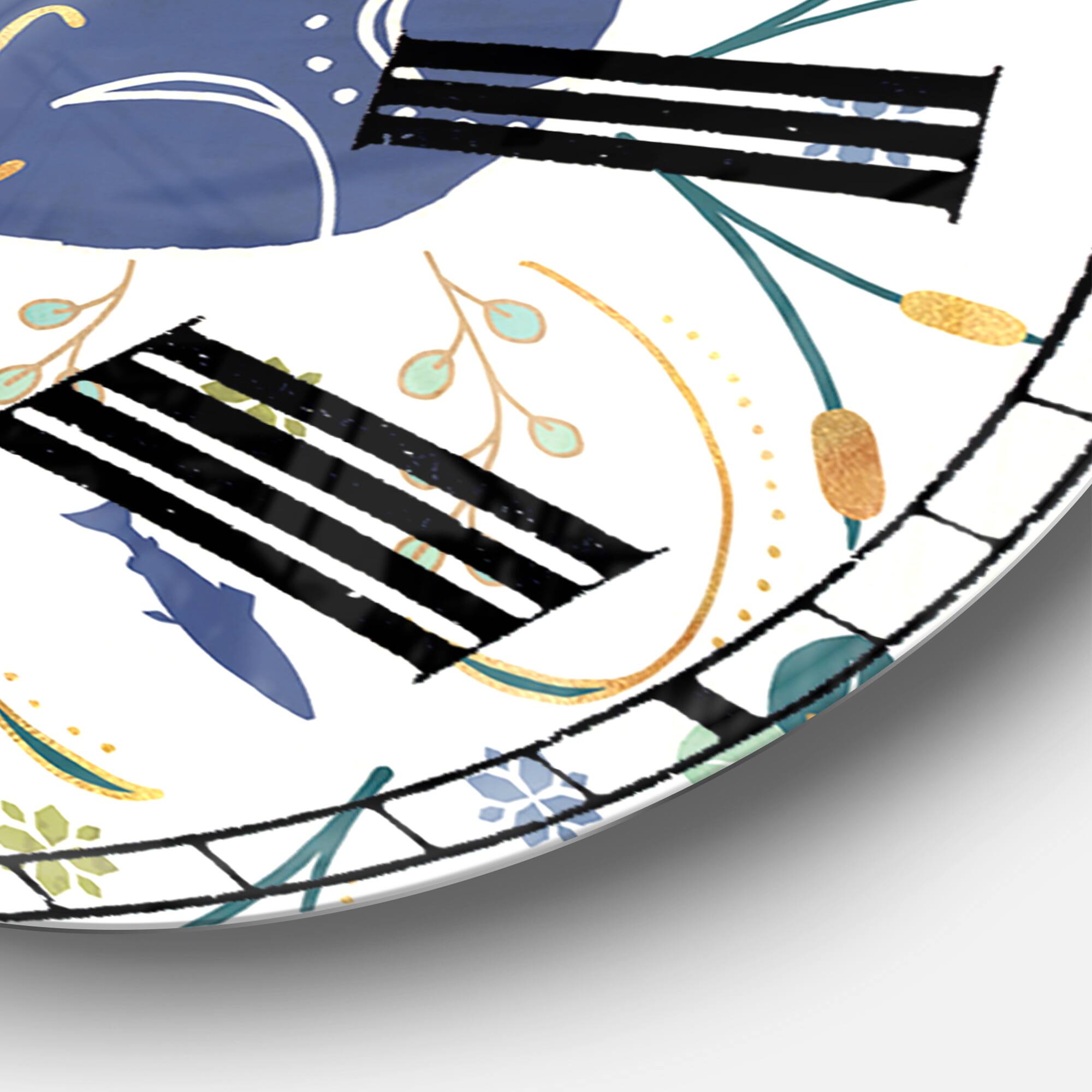 Designart &#x27;Just A Lakeaholic Lake House Wall Clock