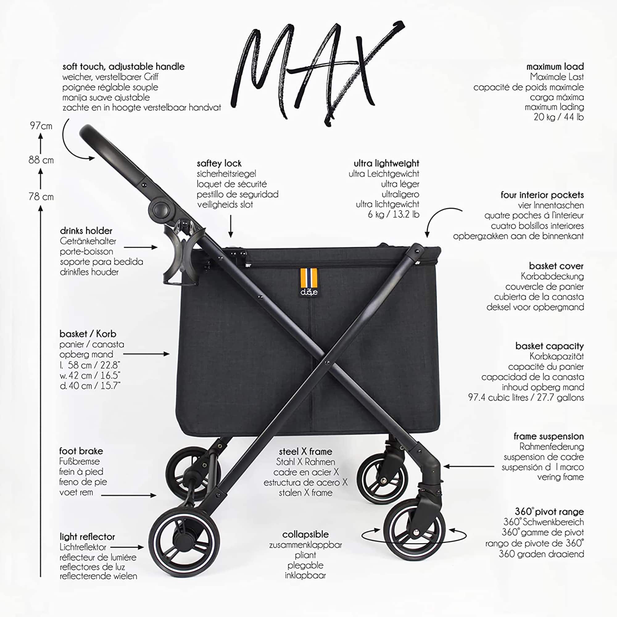 509 Crew My Duque Personal Shopping Cart