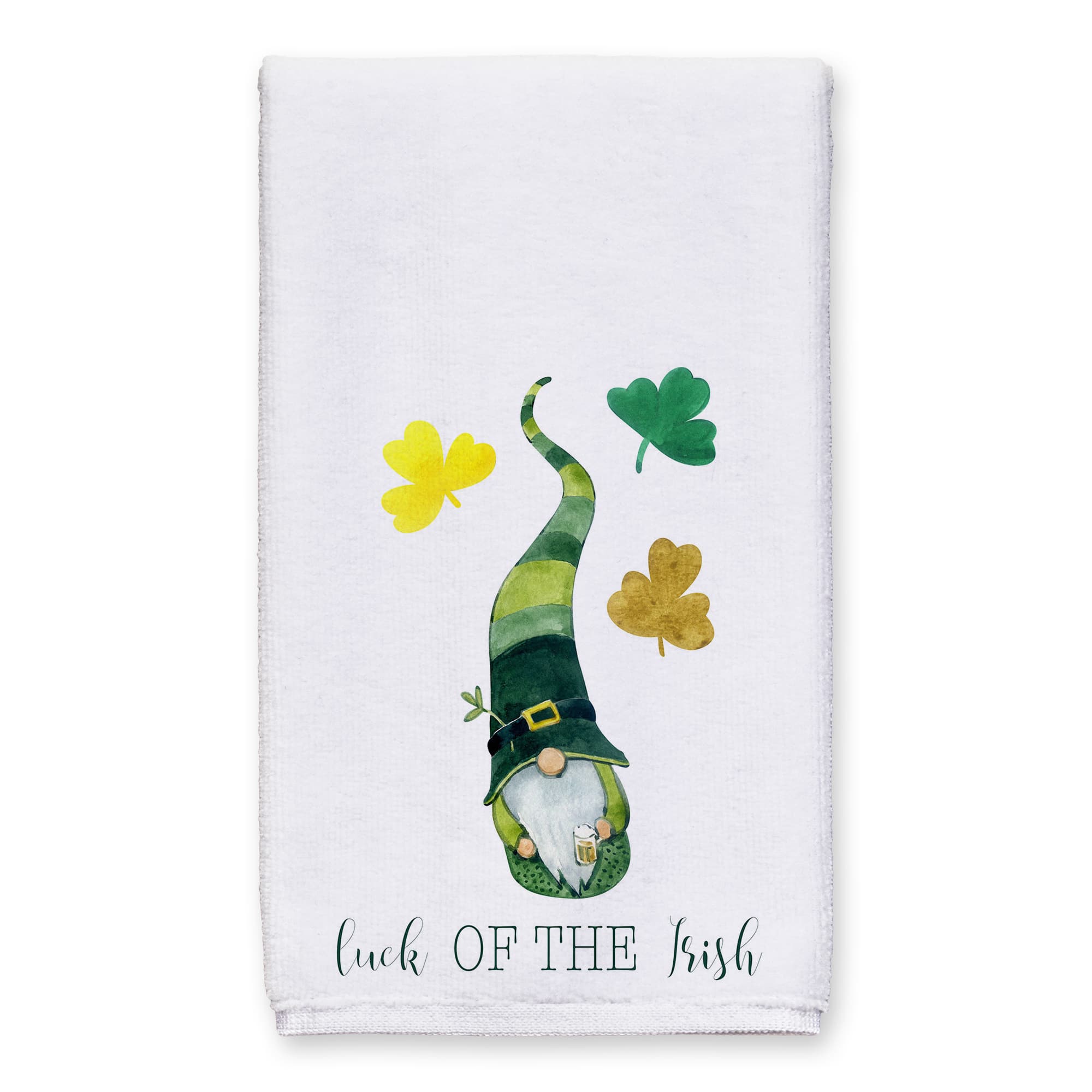 Gnome Luck Irish Set Tea Towel Set of 2