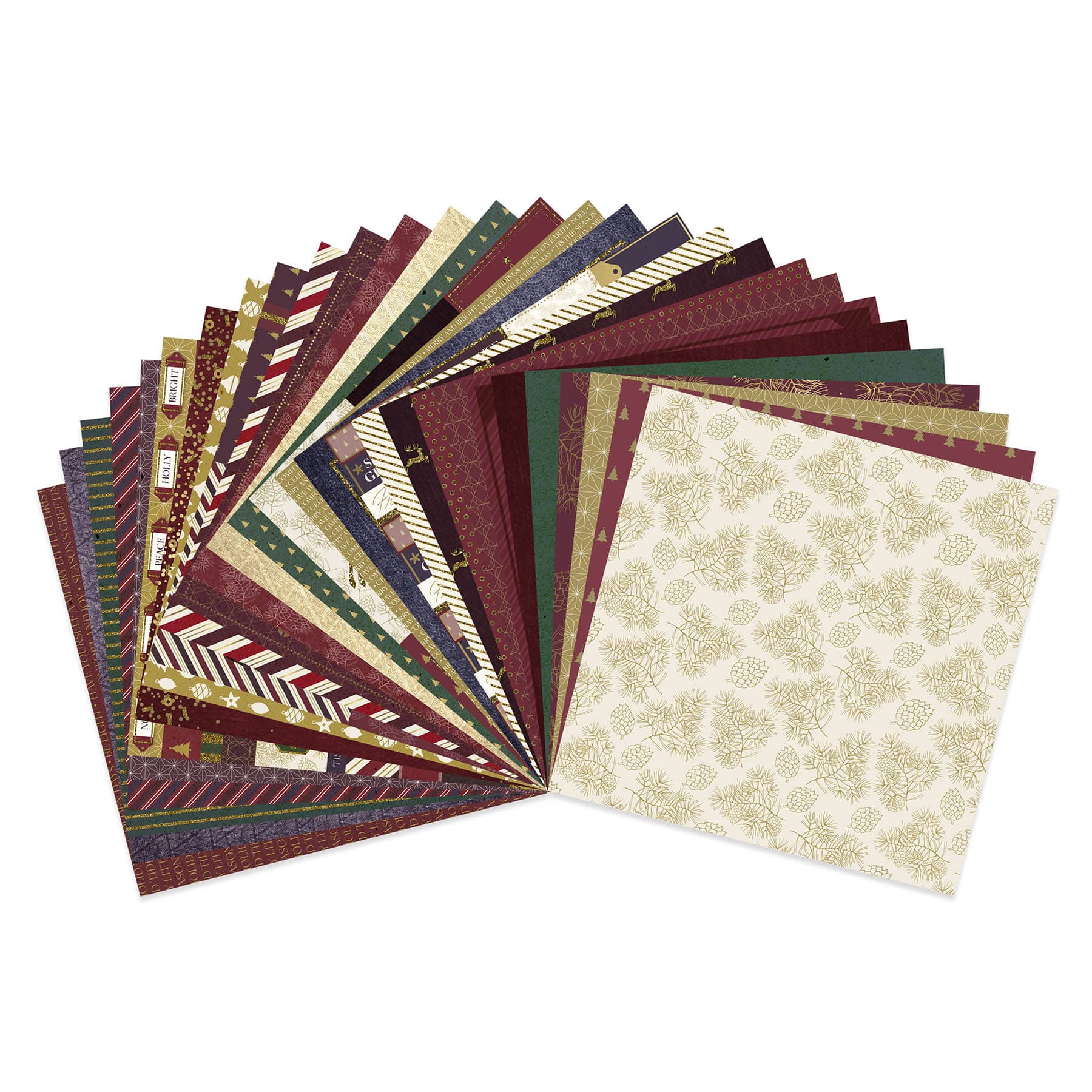 12&#x22; x 12&#x22; Holiday Tidings Paper Pad by Recollections&#x2122;