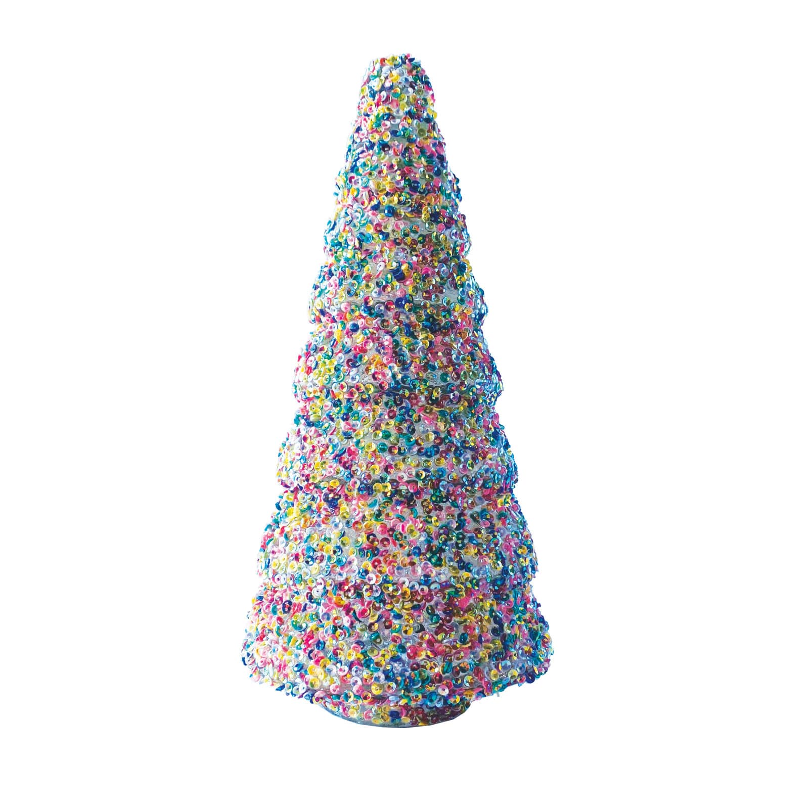 Hello Honey® Multicolor Glass Tree Décor with Sequins