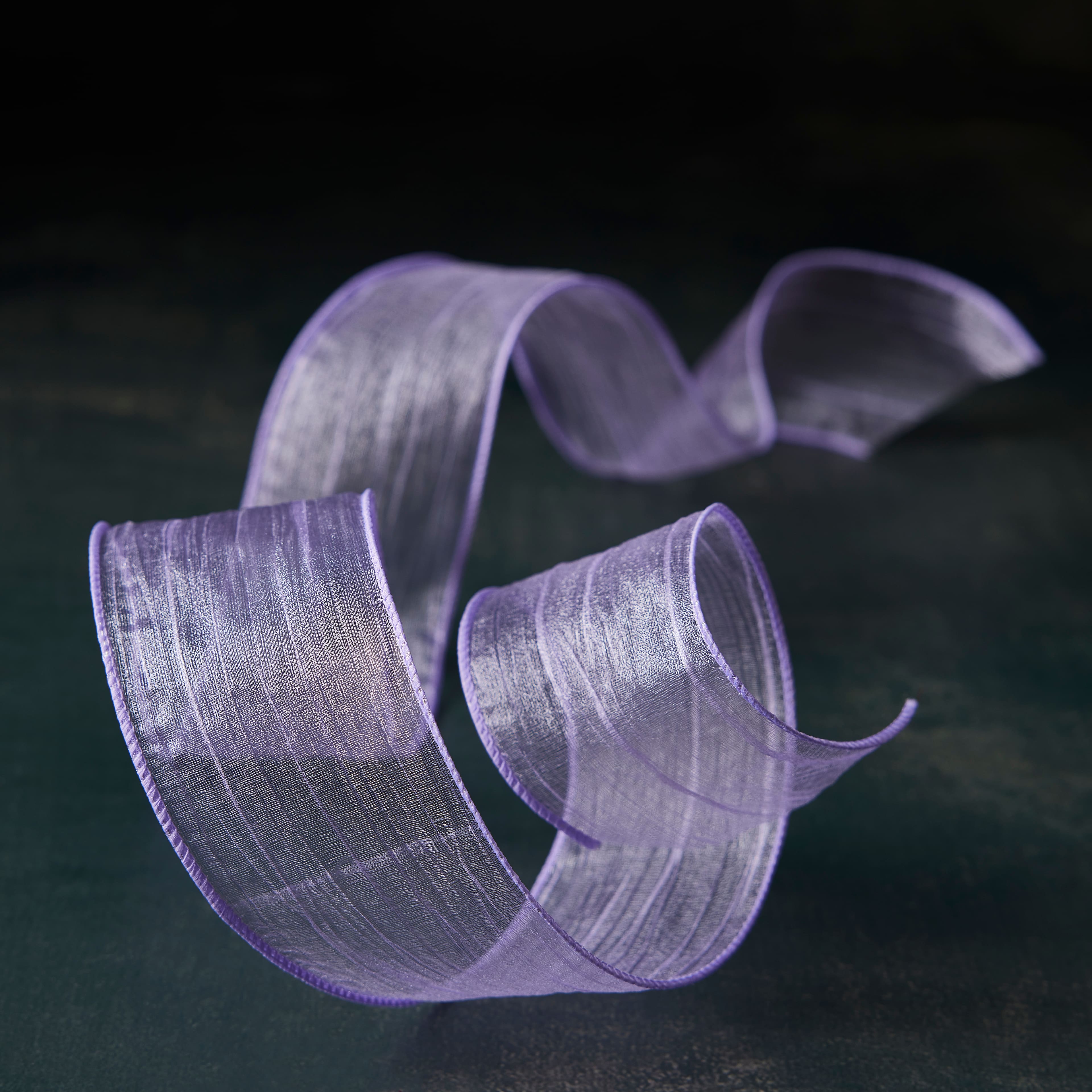 2&#x22; x 5yd. Wired Crinkle Sheer Ribbon by Celebrate It&#xAE;