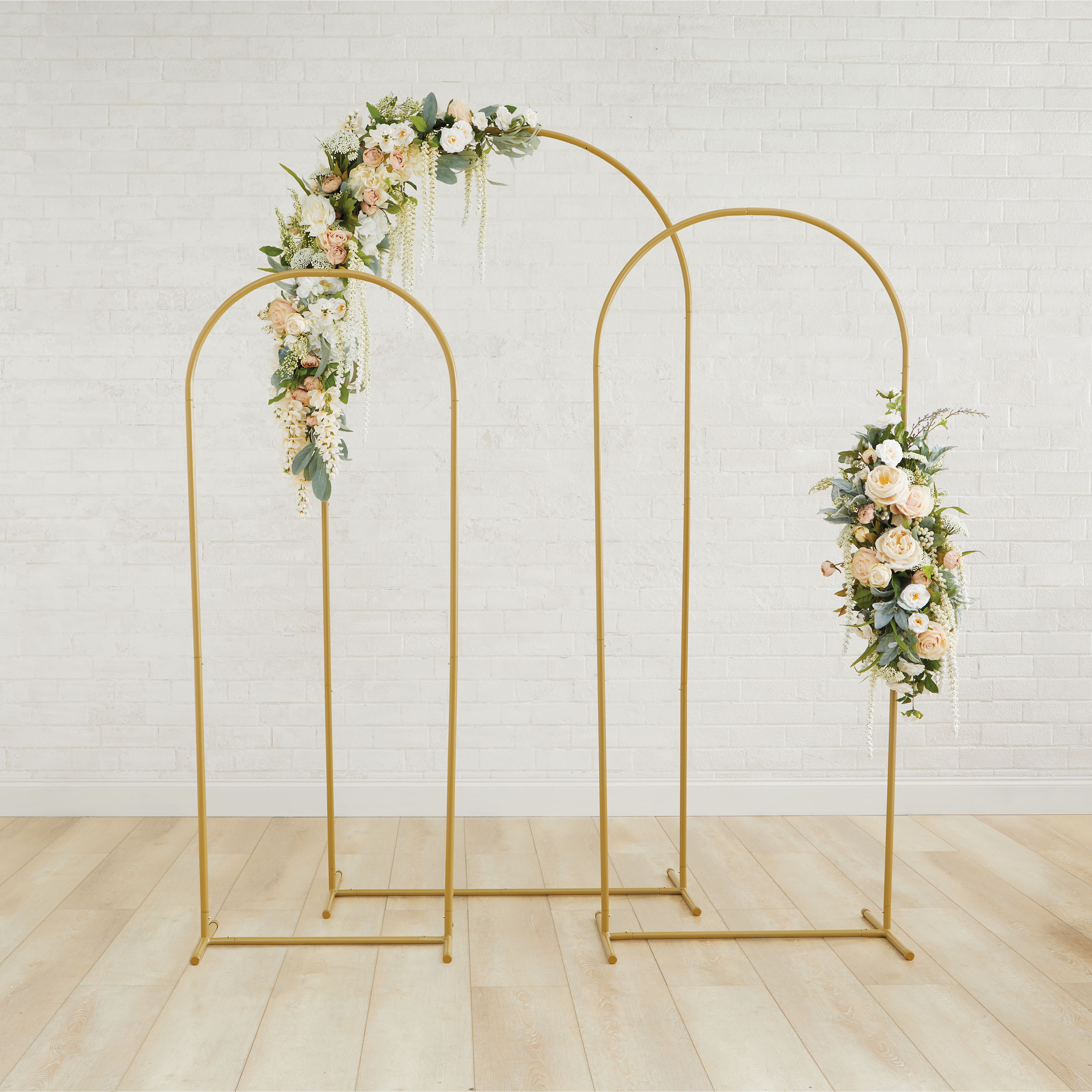 Gold Metal Backdrop Arches by Celebrate It&#x2122;