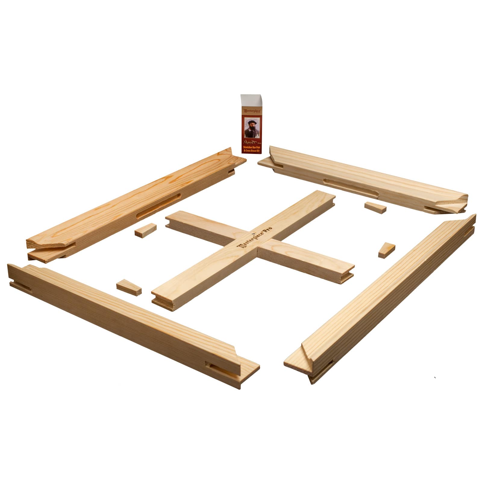 Masterpiece&#xAE; Monet Pro Stretcher Bar Pair &#x26; Cross Brace Kit
