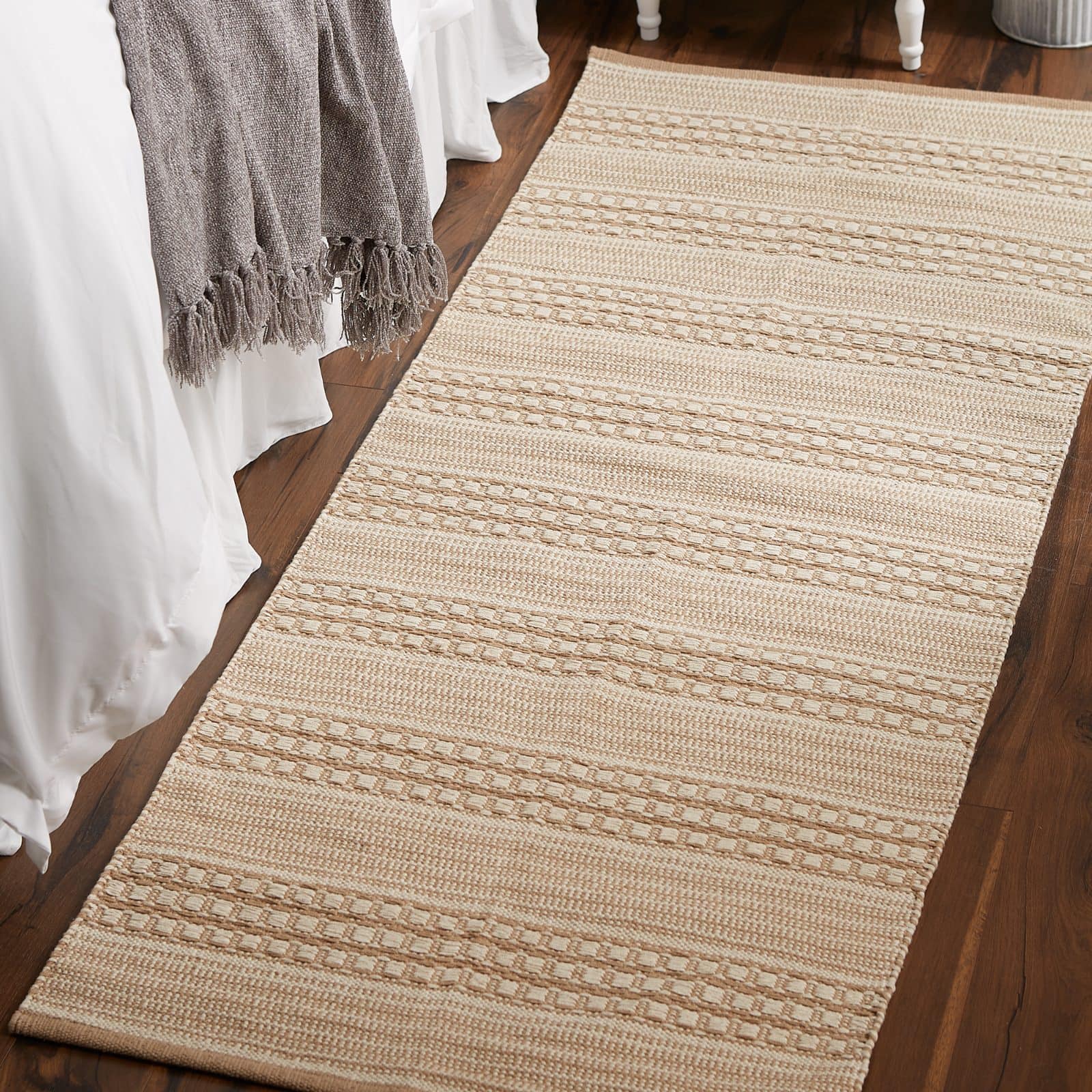 DII&#xAE; Stone Dobby Stripe Hand-Loomed Rug, 2.5ft. x 6ft.