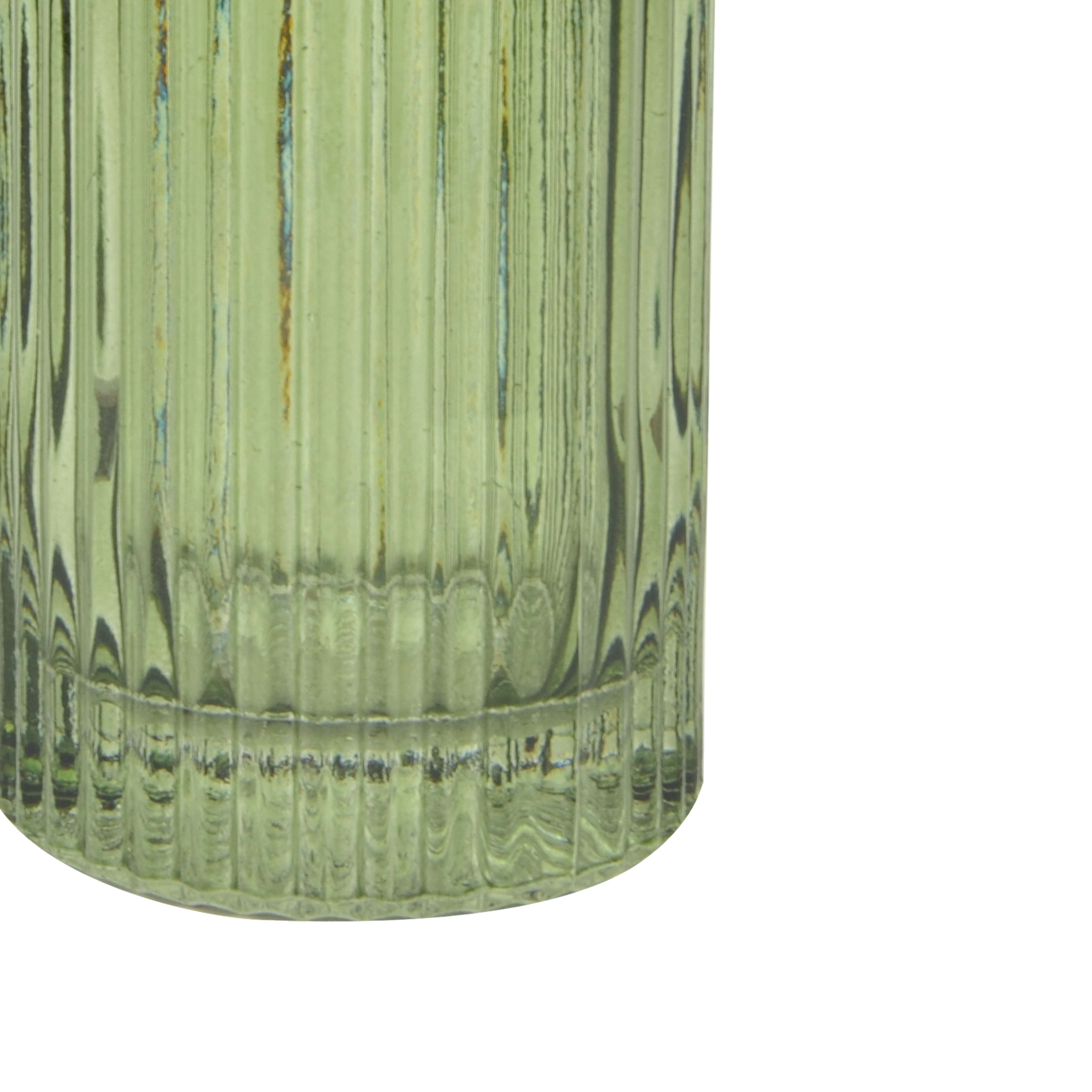 Assorted 5.5&#x22; Ribbed Glass Vase by Ashland&#xAE;, 1pc.