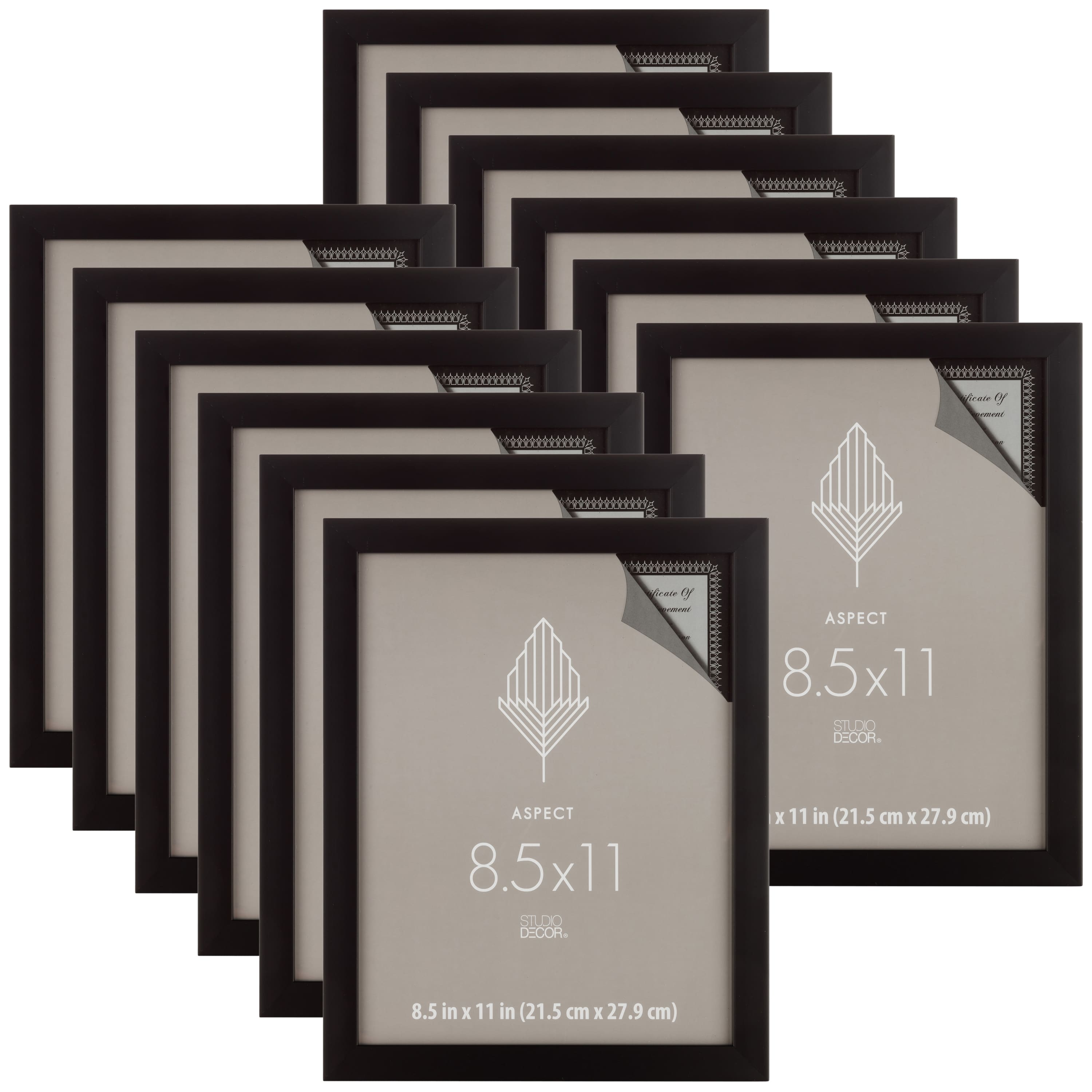 12 Pack: Black Narrow Frame, Aspect by Studio D&#xE9;cor&#xAE;