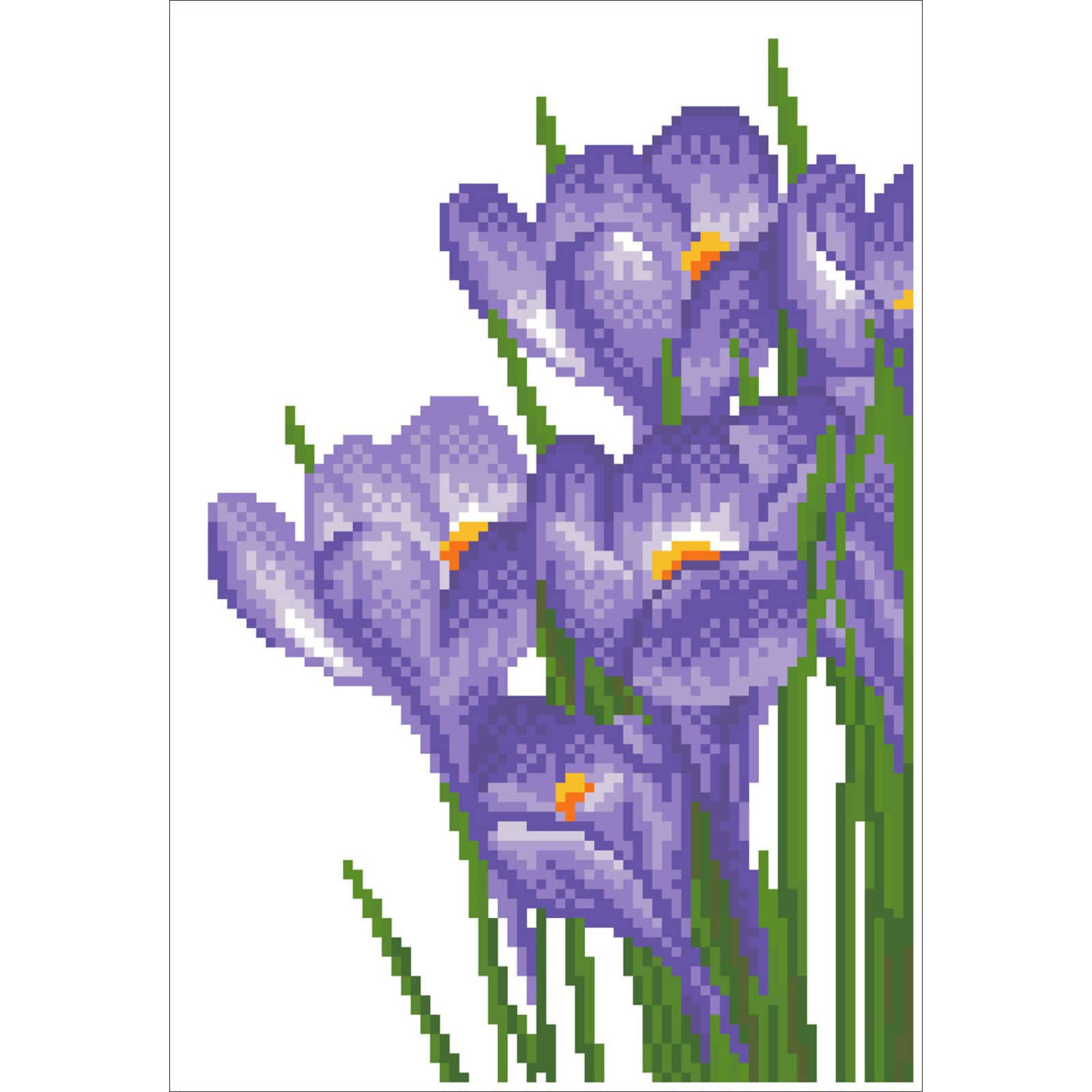 Diamond Dotz® Intermediate Spring Crocus Diamond Painting Kit
