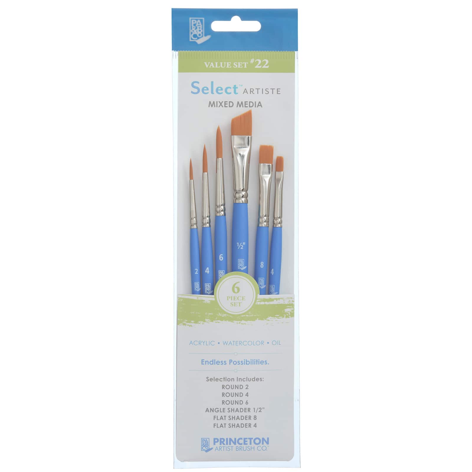 Princeton™ Select™ Artiste Series 3750 #22 Brush Set