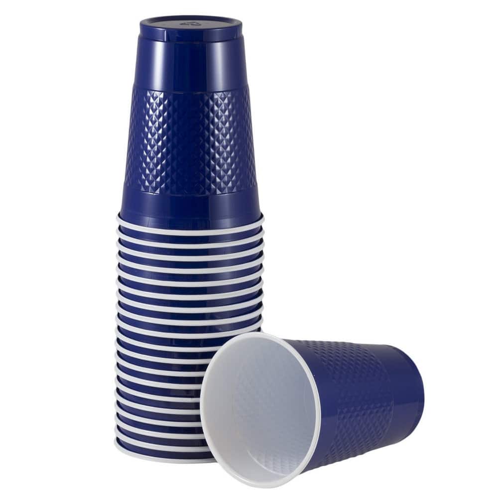 Plastic Party Cups - 16 oz, Blue