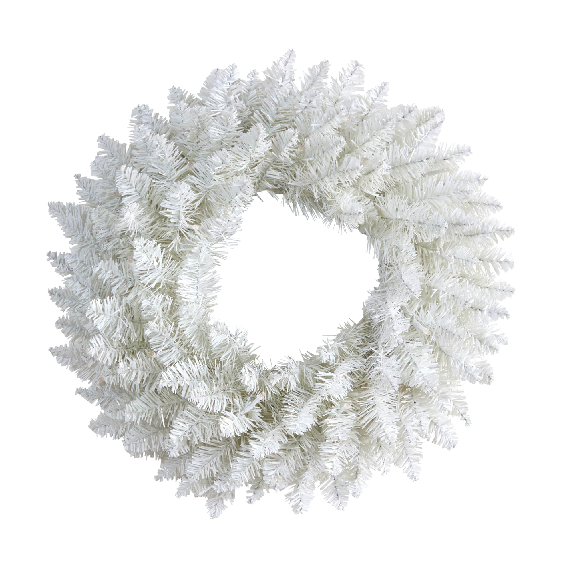 18" Pre-Lit Colorado Spruce Christmas Wreath