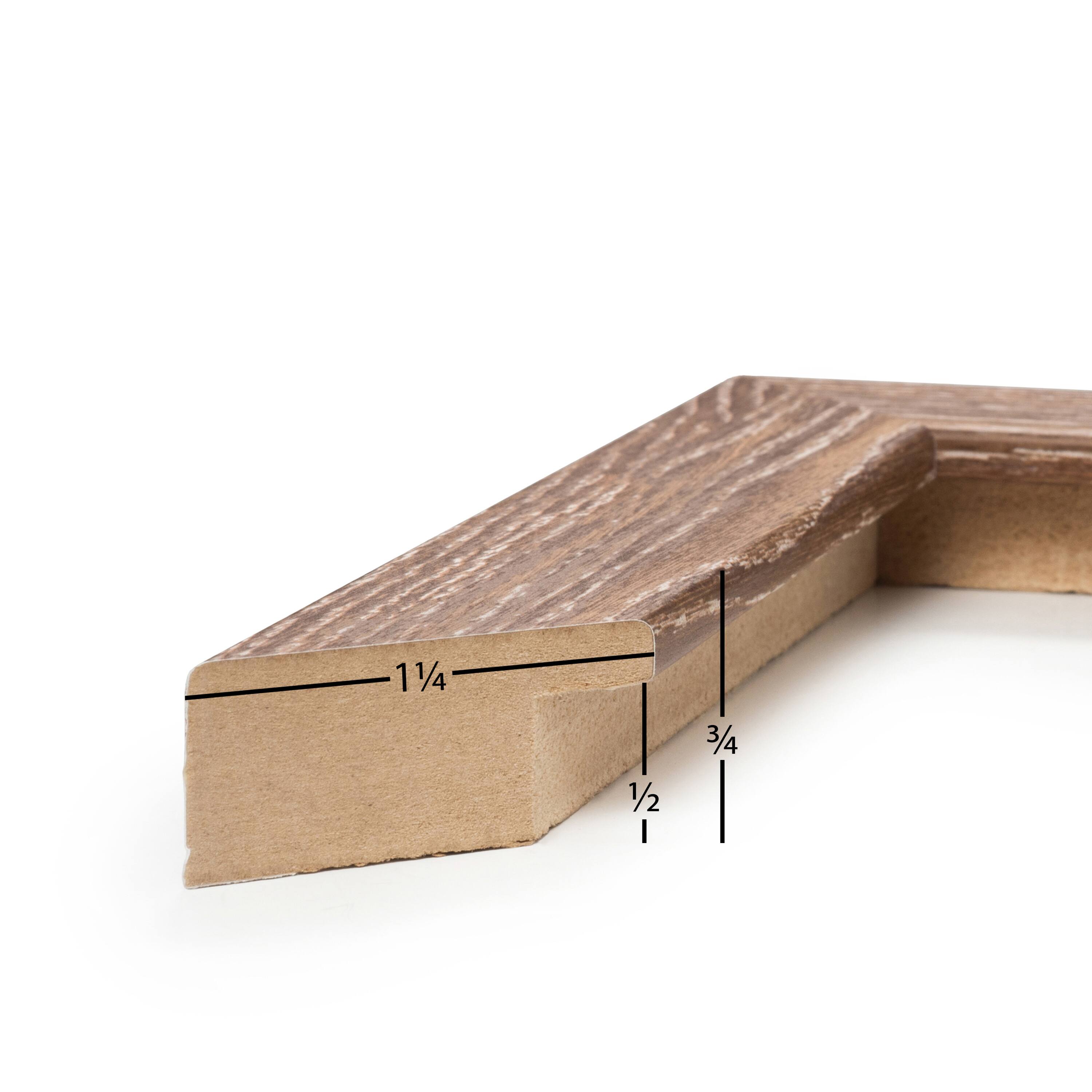 Frame USA Chalked Natural Single Image Picture Frame