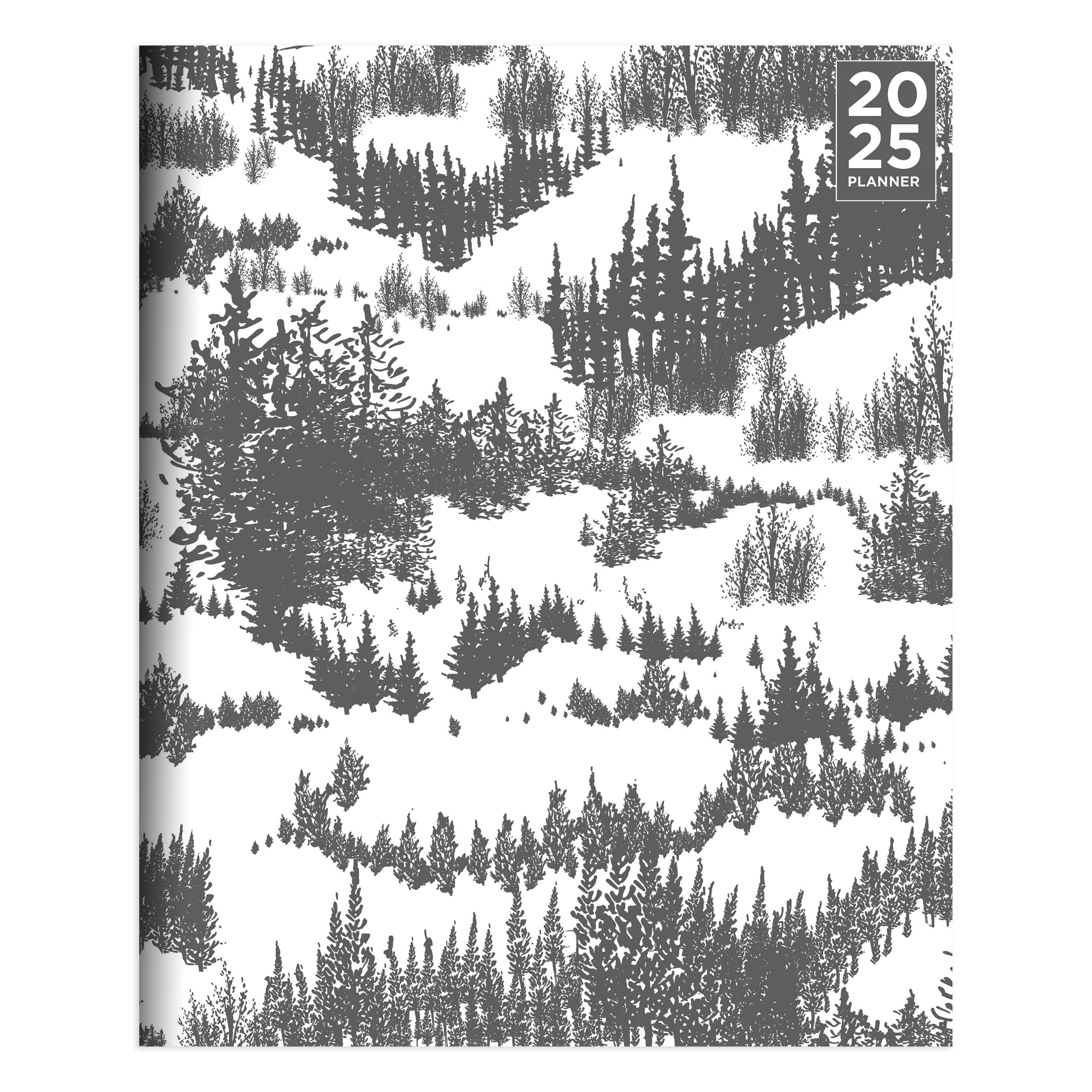 TF Publishing 2025 Gray Forest Medium Monthly Planner
