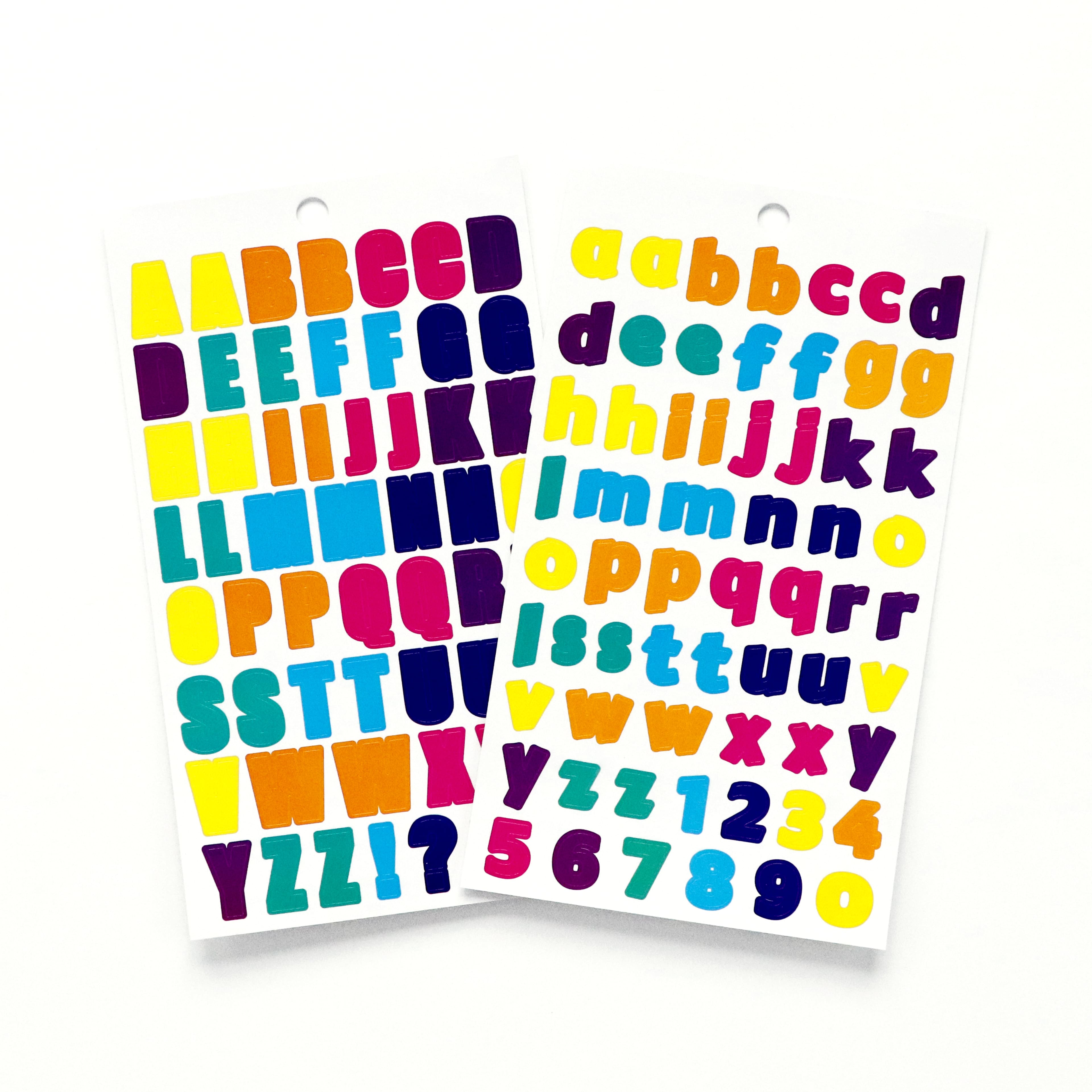 Bright Colors Alphabet & Number Stickers by Recollections™