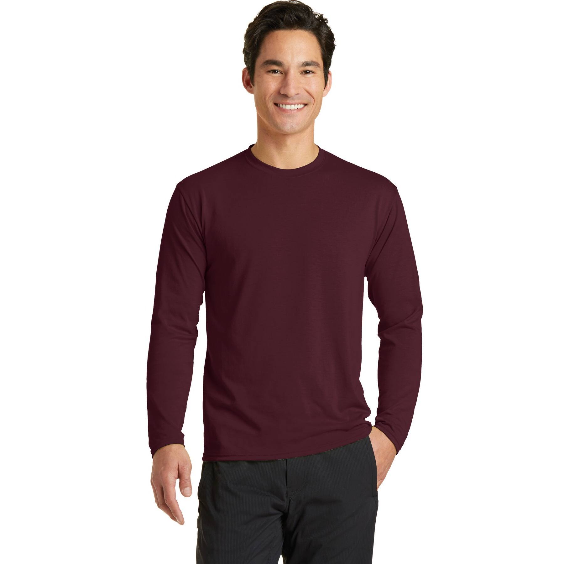 Port & Company® Long Sleeve Performance Blend T-Shirt