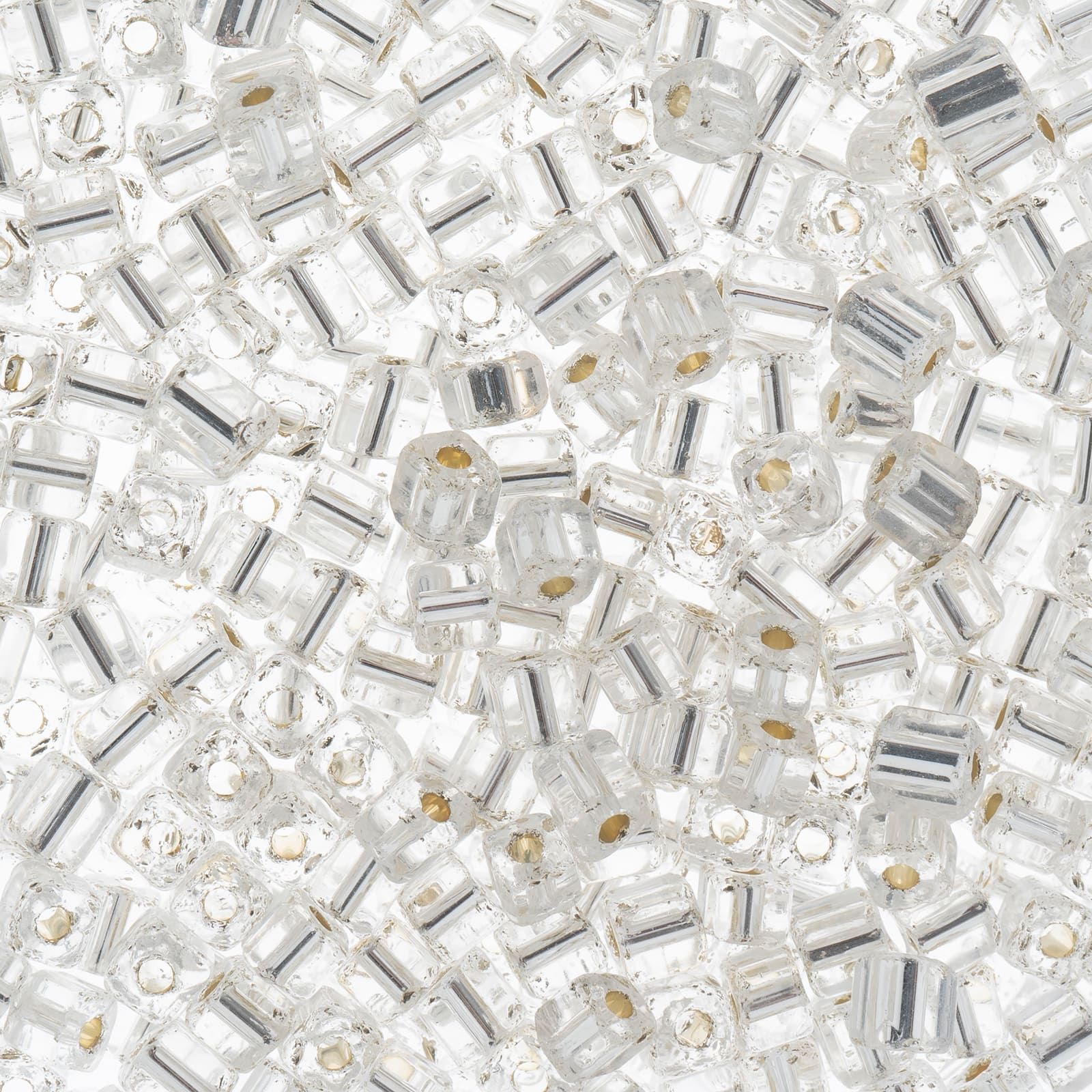 John Bead 3.4mm Czech Glass Cube Seed Beads, 22g
