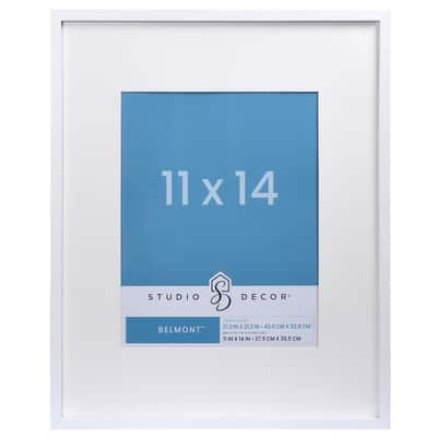 Narrow Belmont Frame with Mat by Studio Décor® image