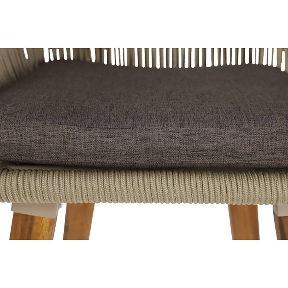 Gray Wood Modern Bar Stool