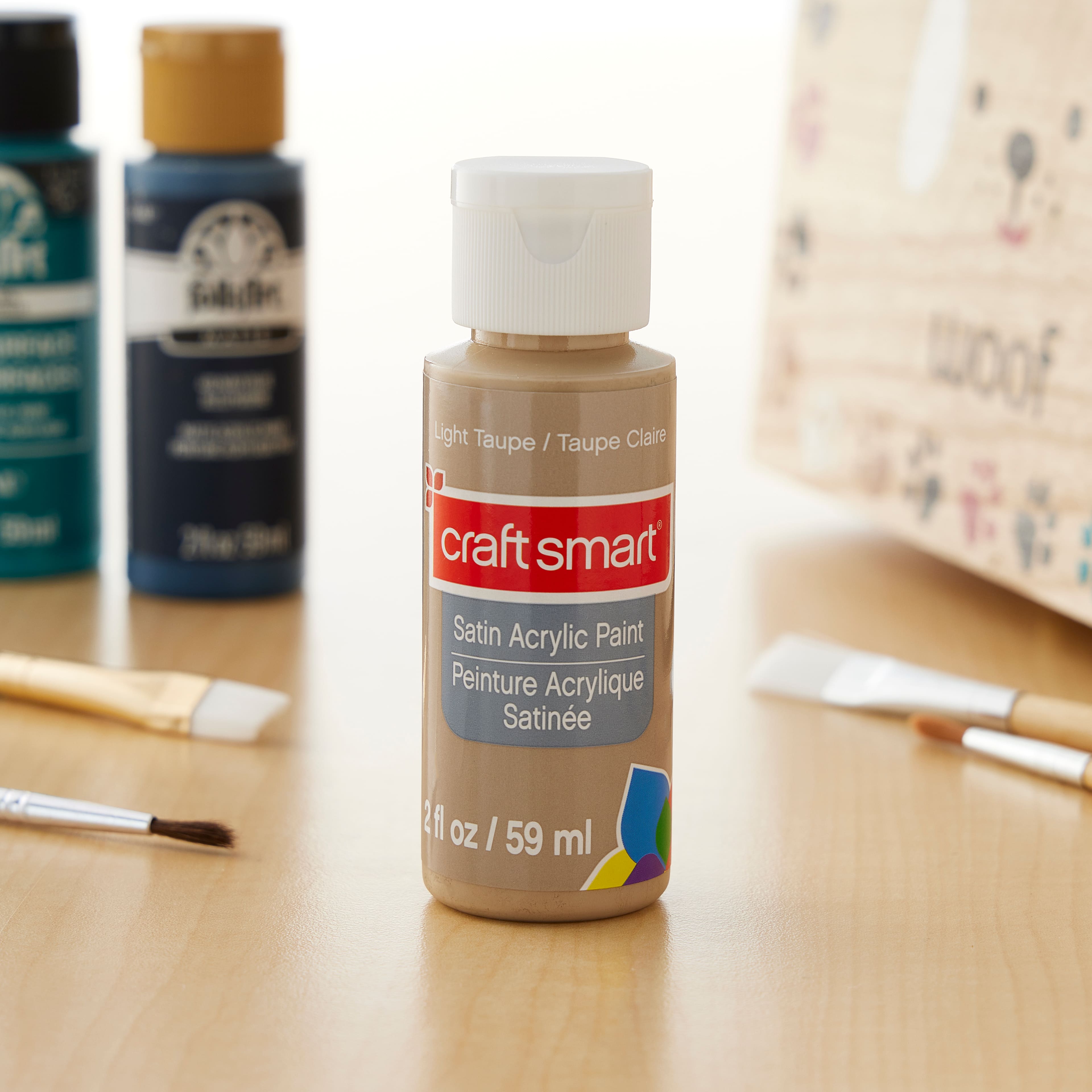 12 Pack: Satin Acrylic Paint by Craft Smart&#xAE;, 2oz.