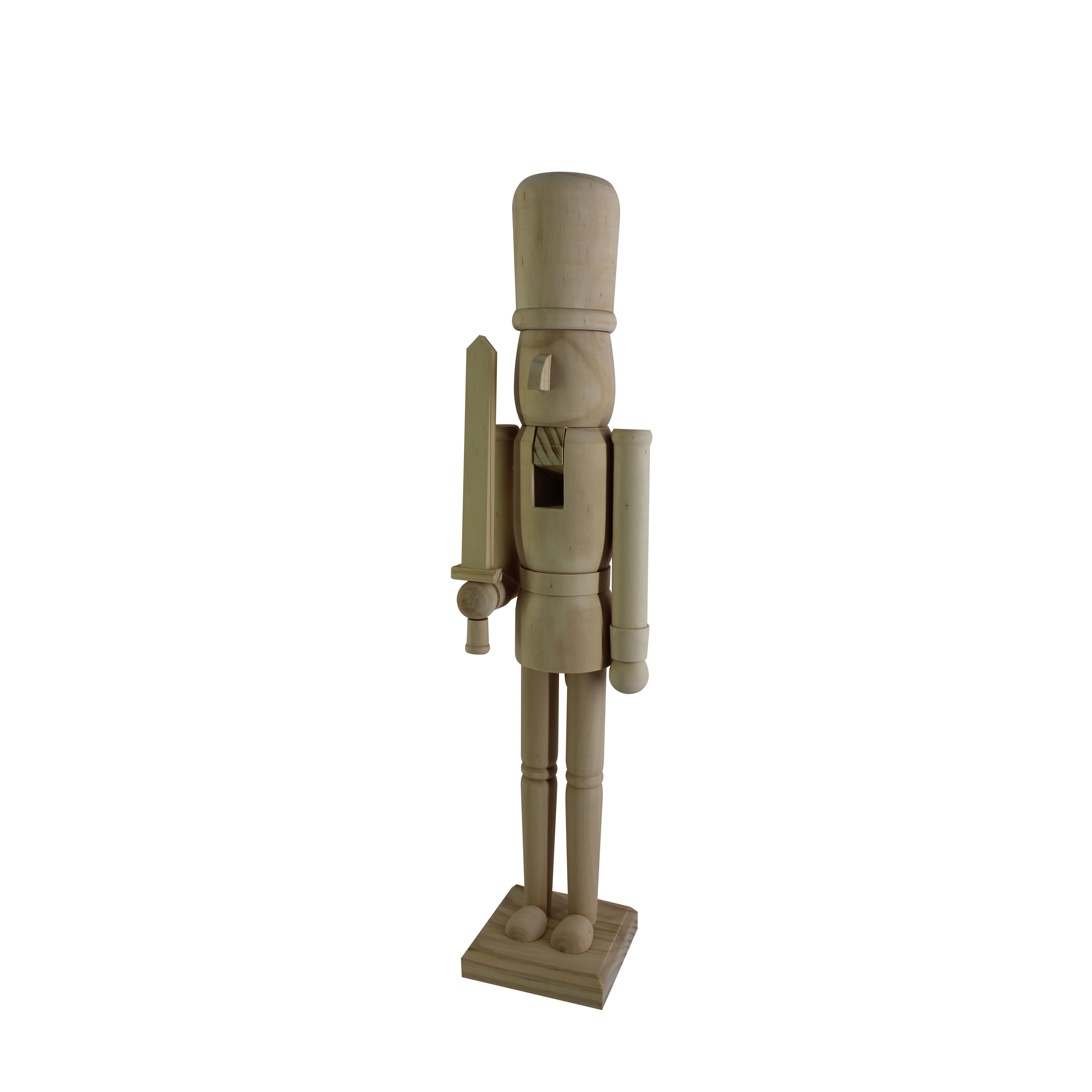 24&#x22; Soldier with Sword DIY Pinewood Nutcracker by Make Market&#xAE;