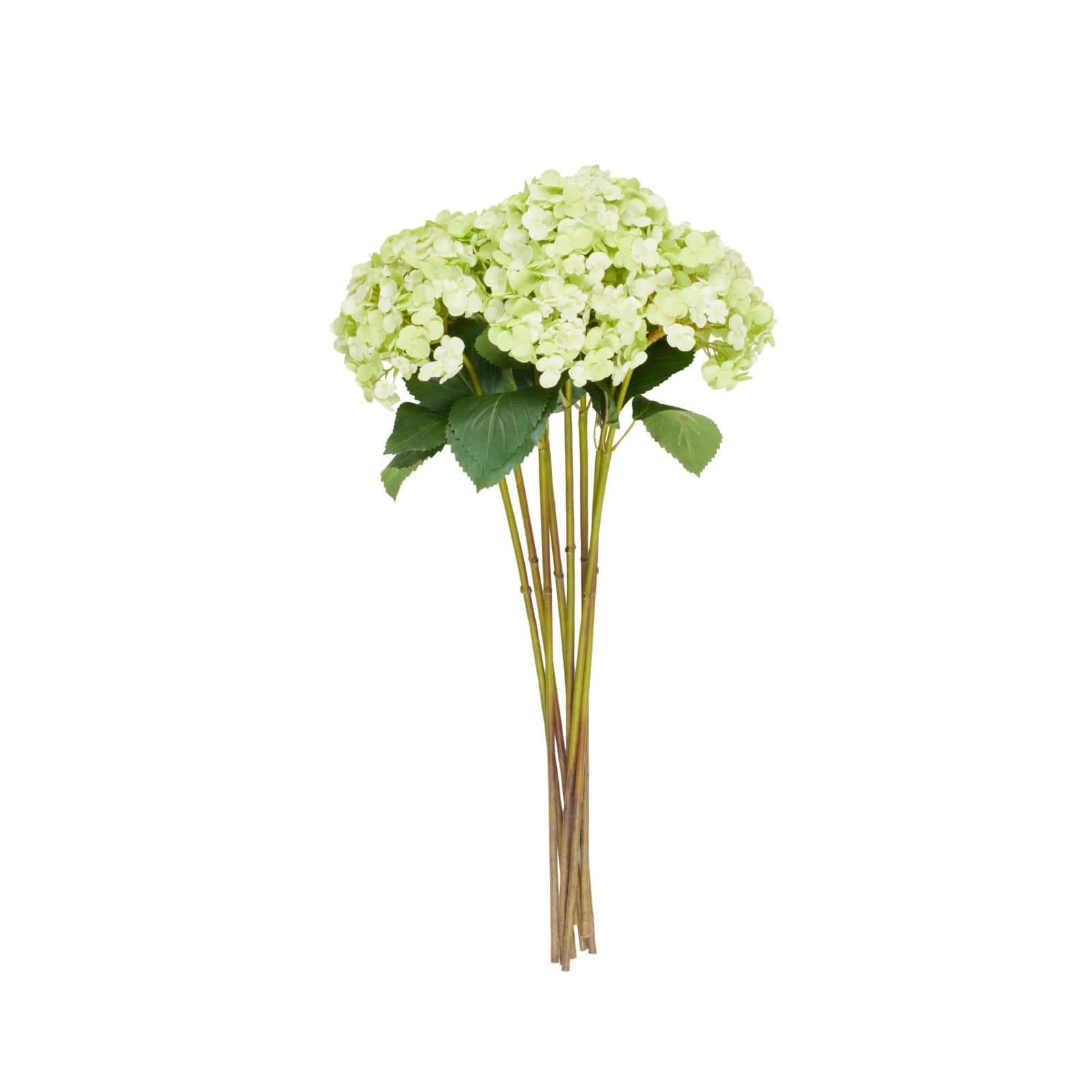 33&#x22; Green Hydrangea Artificial Flower Stem, 8ct.