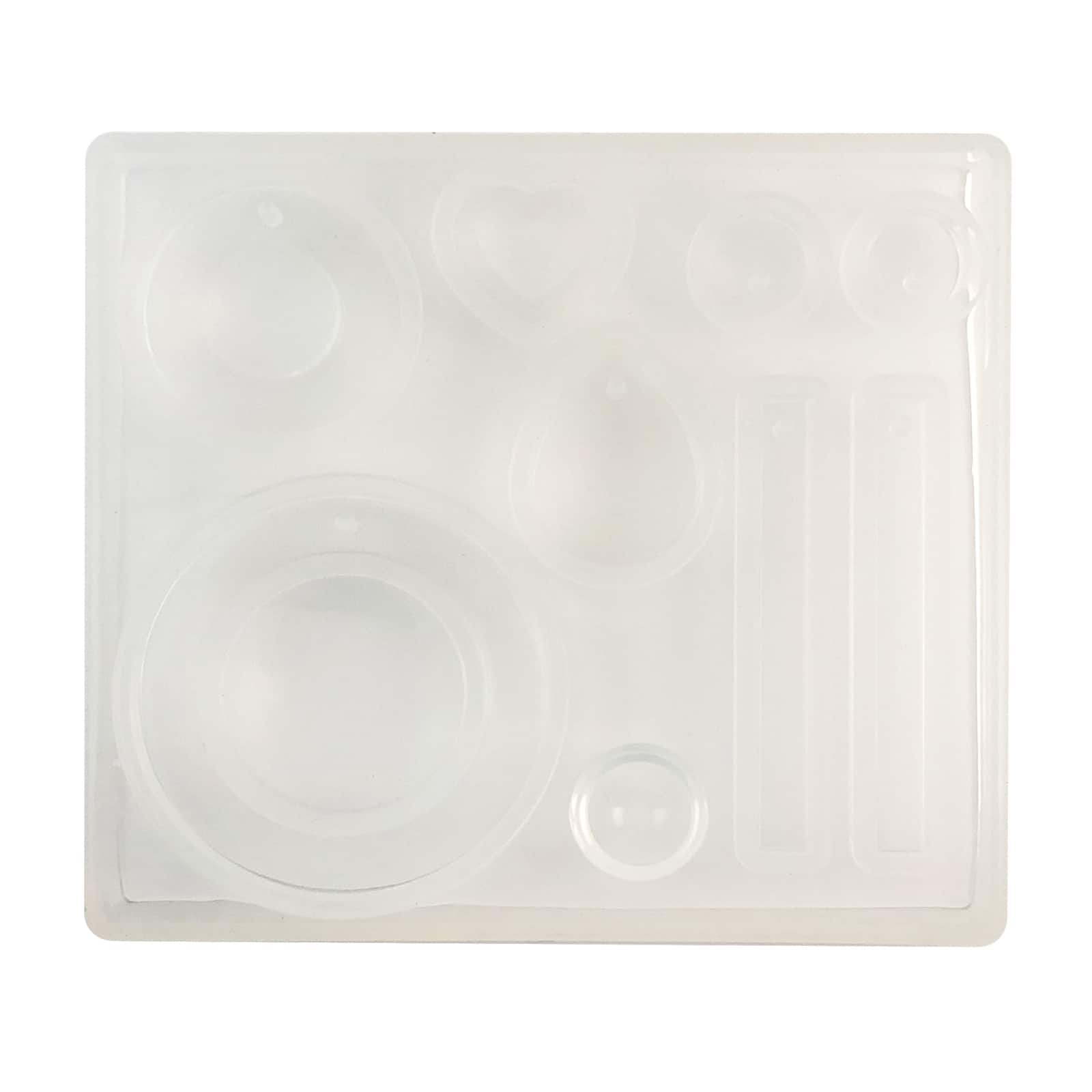 12 Pack: Blue Moon Studio™ UV Resin Craft Earring Shapes Mold