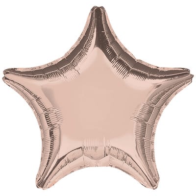 17" Rose Gold Star Foil Balloon image