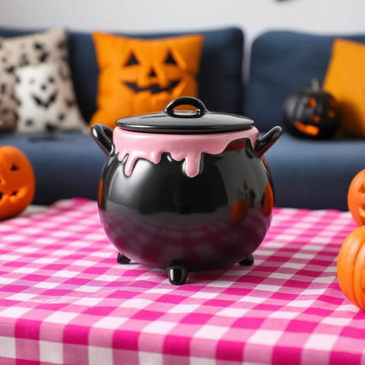 4&#x22; Venom Ceramic Pot with Lid by Ashland&#xAE;