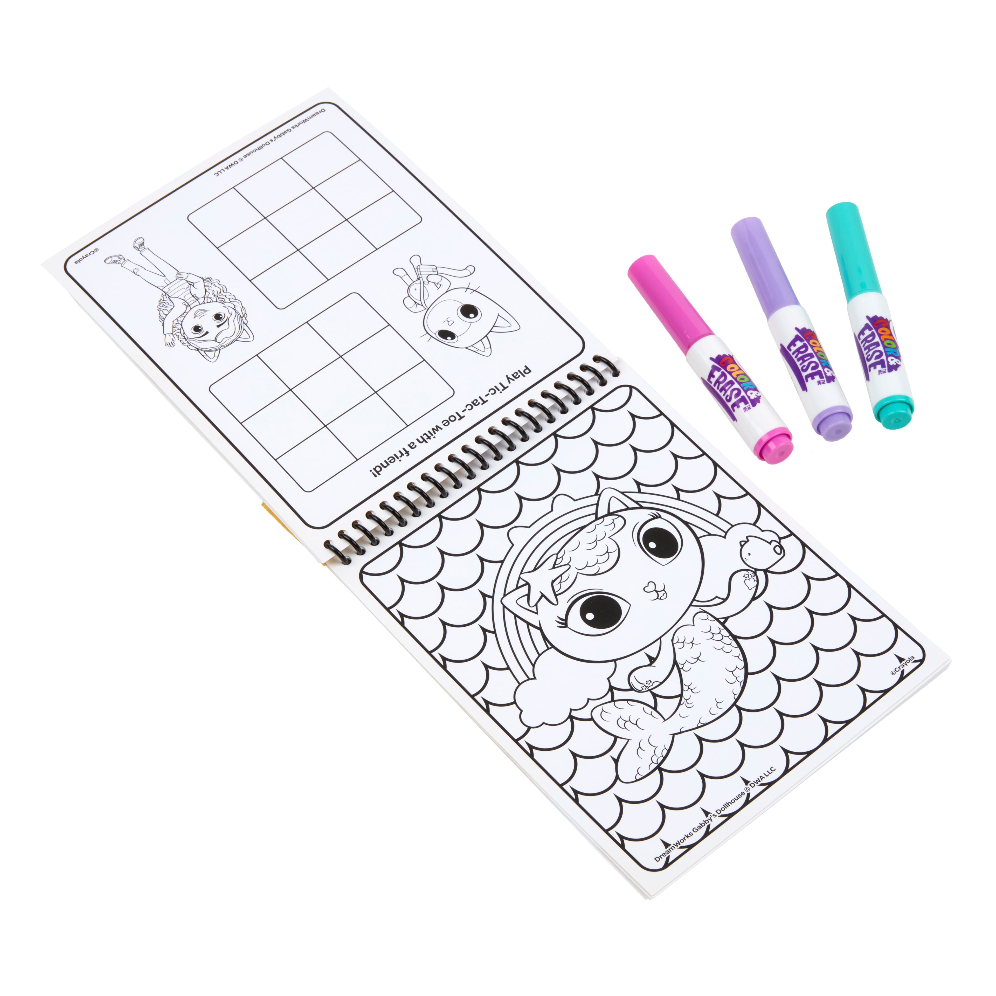 Crayola&#xAE; Color &#x26; Erase&#x2122; Gabby&#x27;s Dollhouse Activity Pad