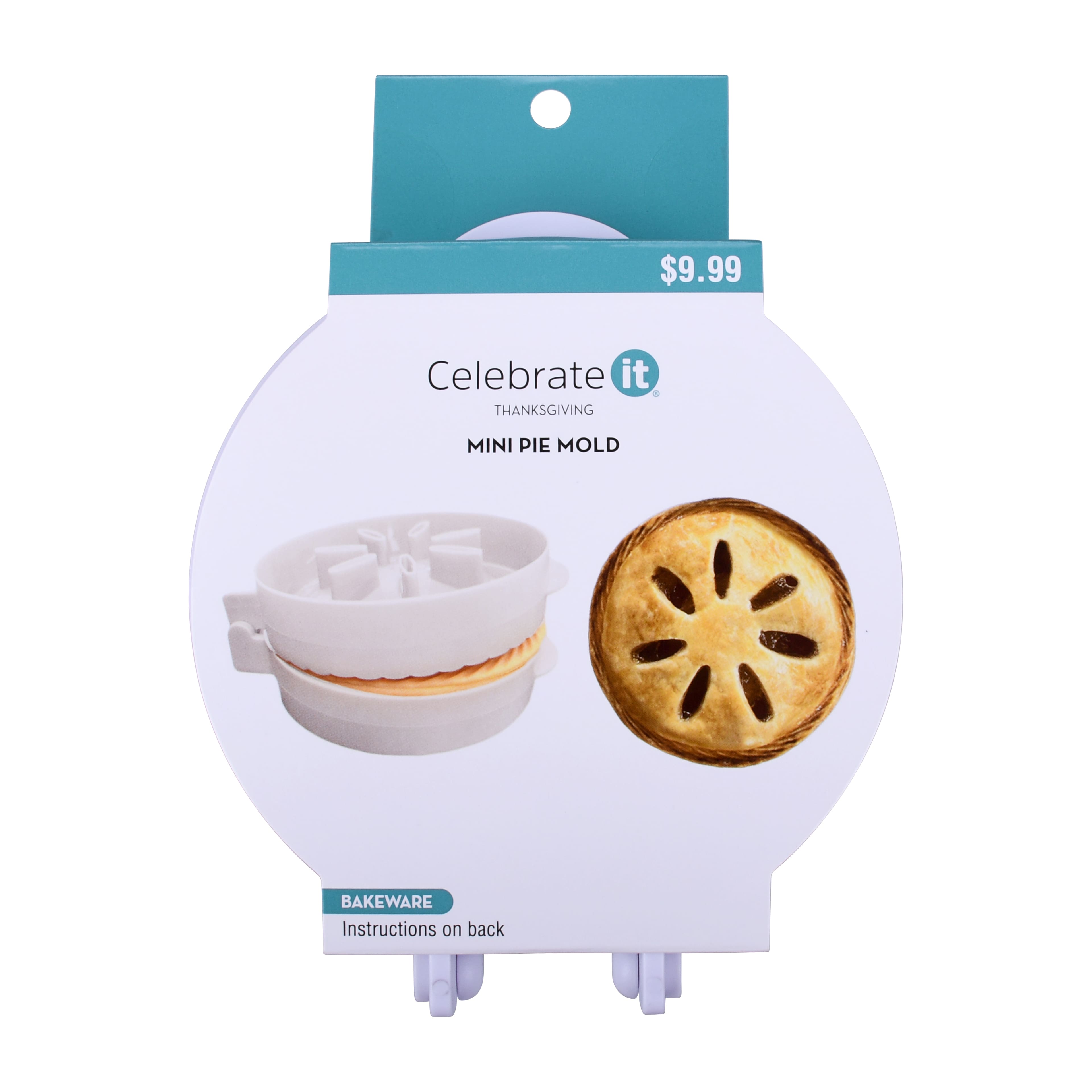 Round Mini Pie Mold by Celebrate It&#xAE;