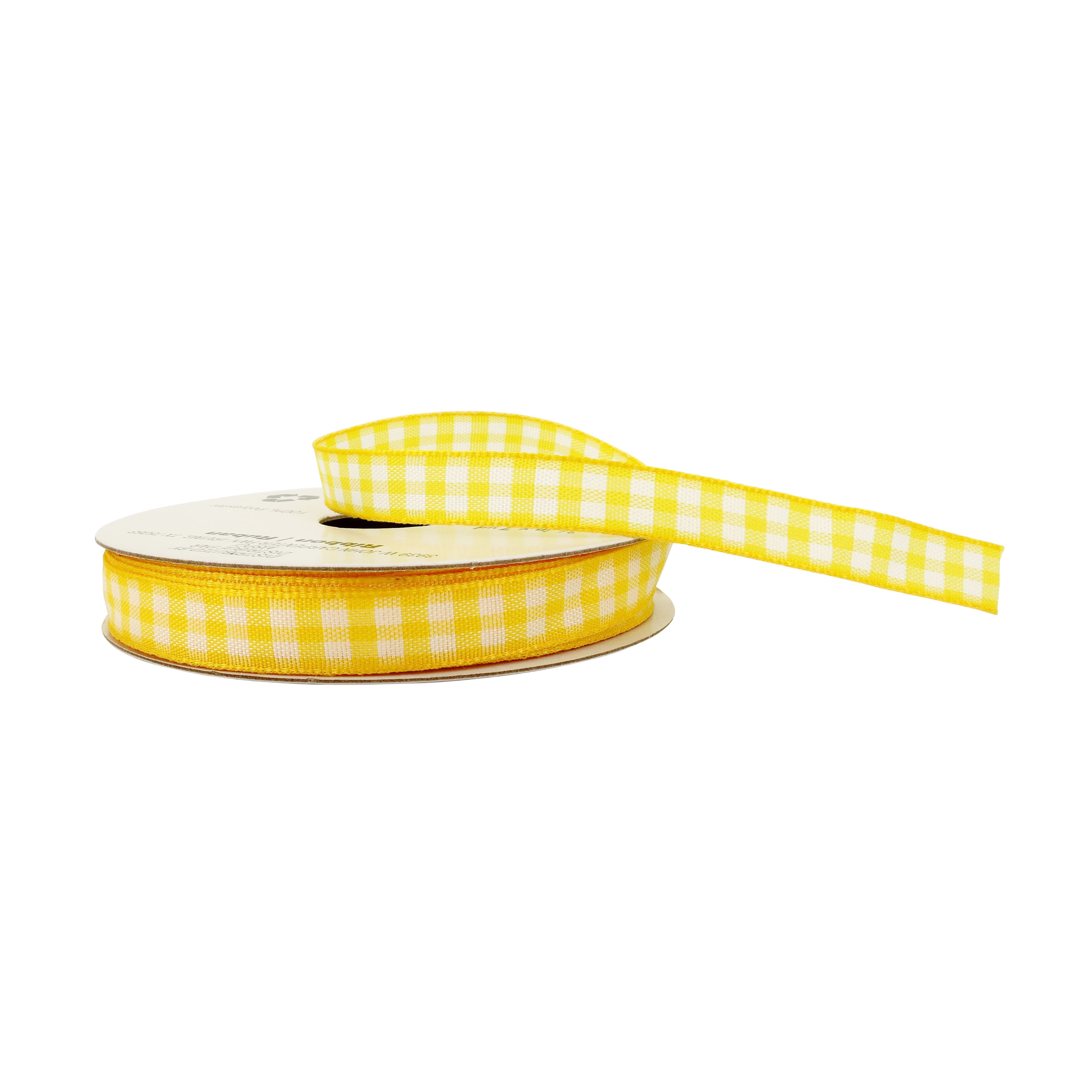 12 Pack: 3/8'' x 7yd. Gingham Ribbon by Celebrate It™