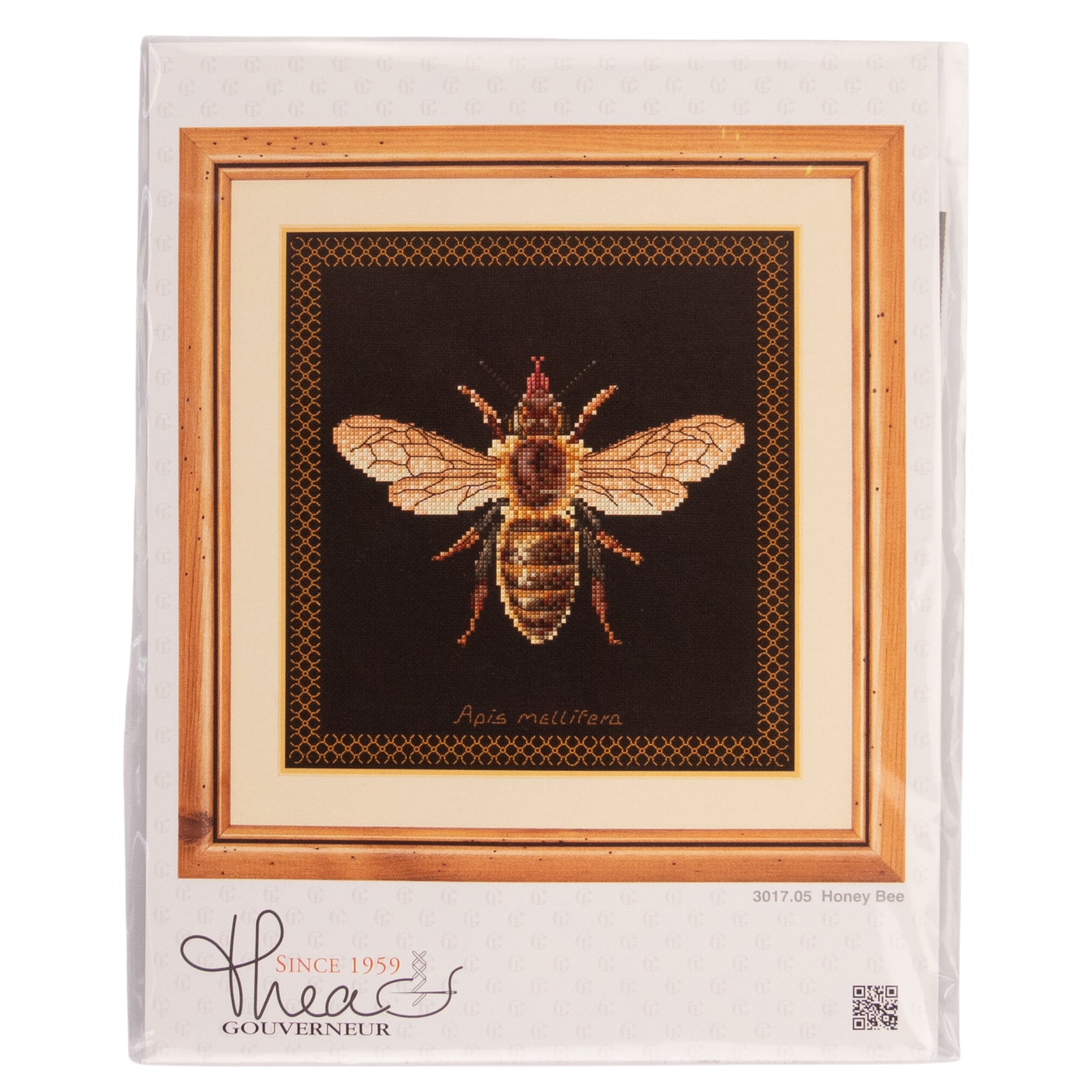 Thea Gouverneur Since 1959® Honey Bee Counted Cross Stitch Kit