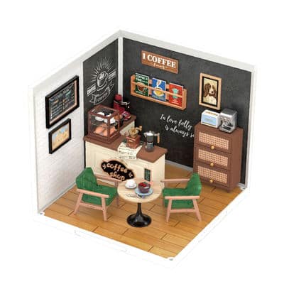 Rolife Daily Inspiration Café DIY Miniature Kit | Michaels