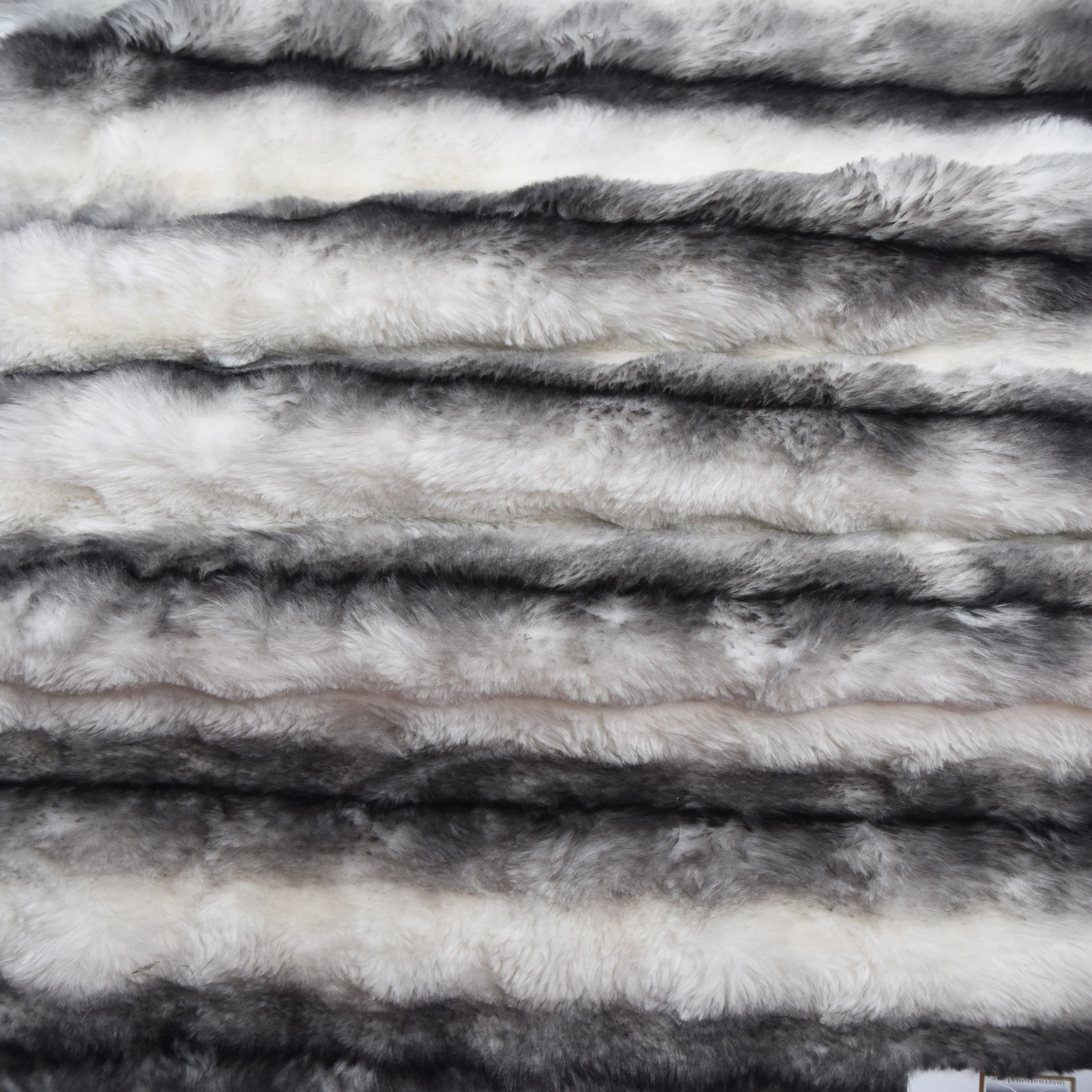 Feldman Gray Faux Chinchilla Fur