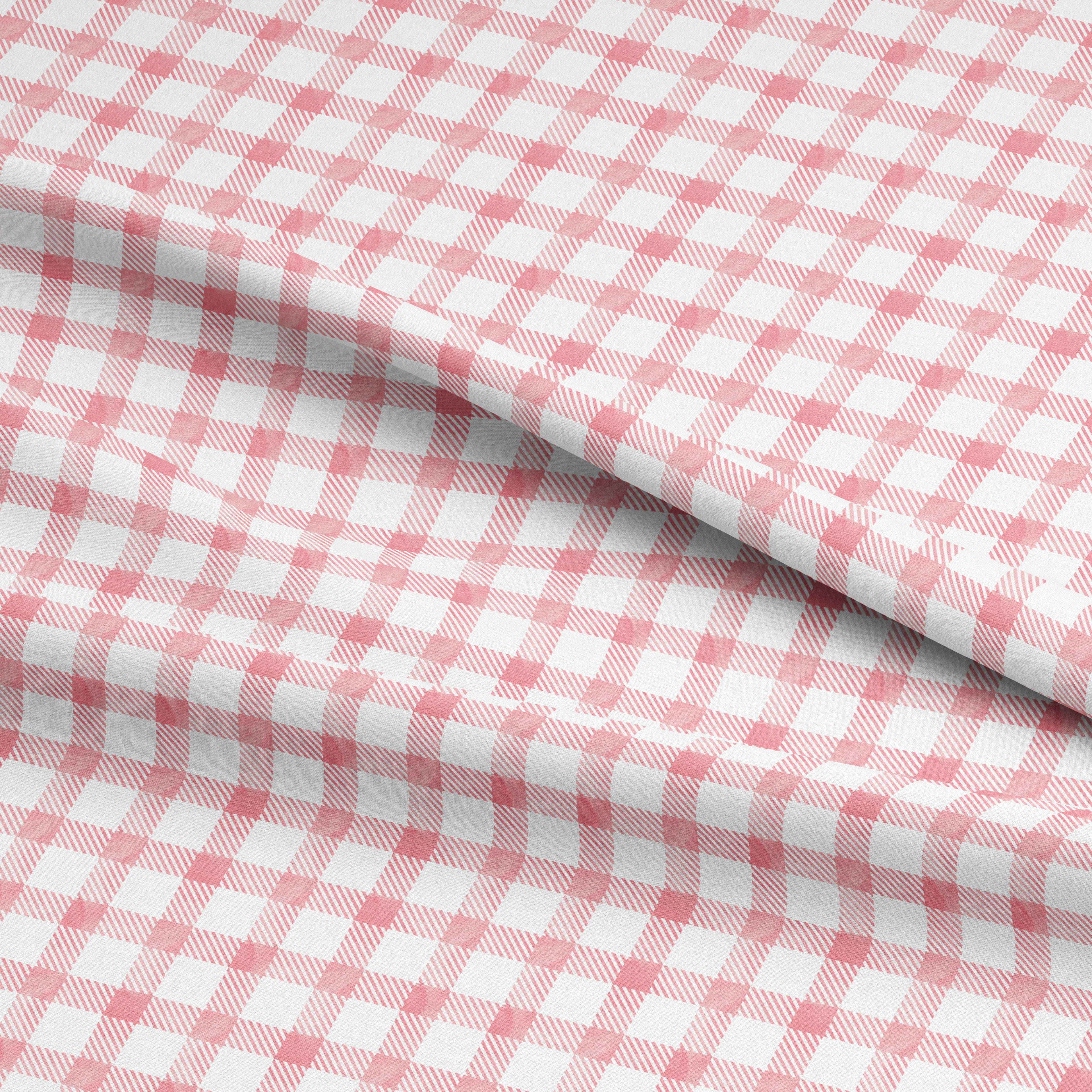Soft Gingham Print Craft Fabric