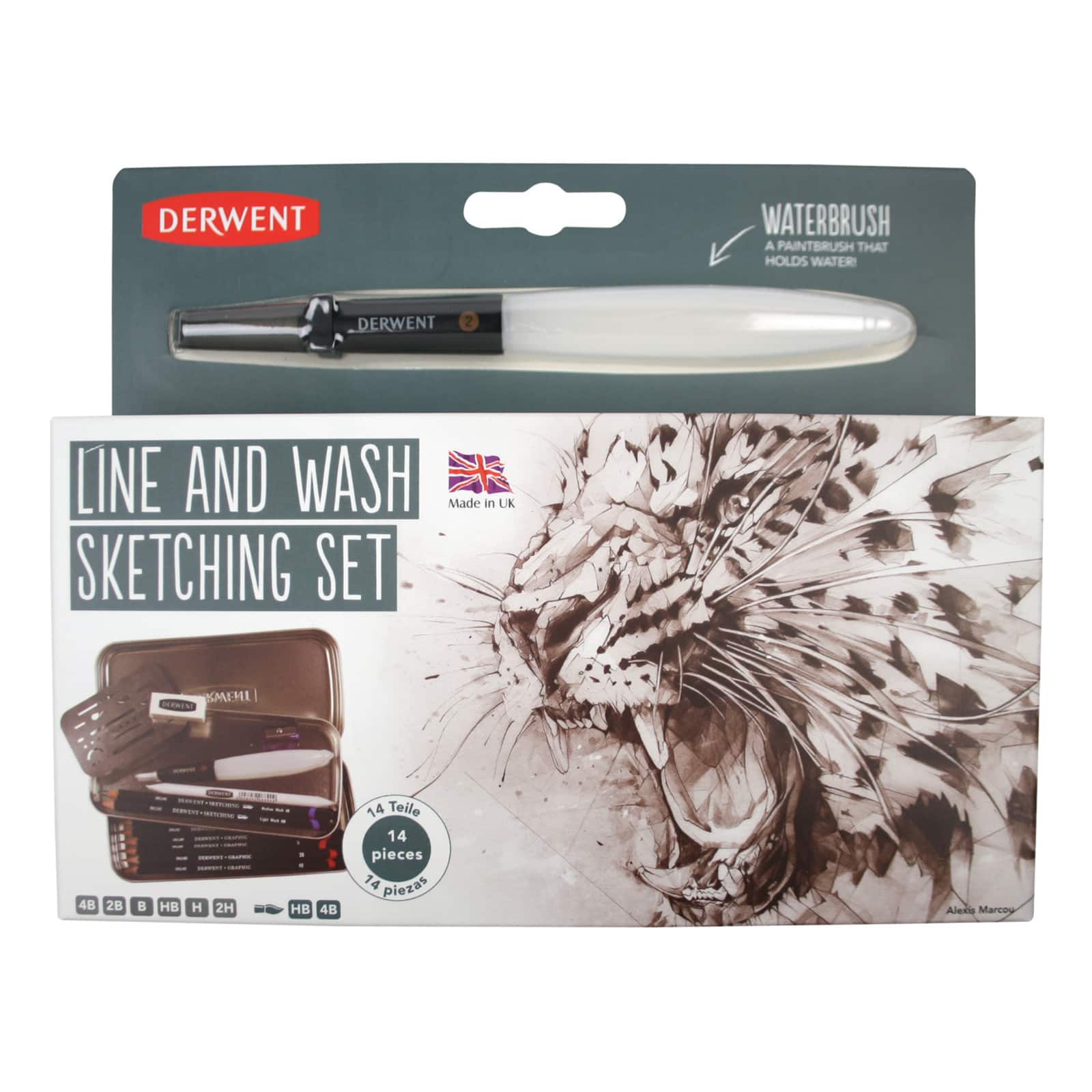 Derwent Line &#x26; Wash Sketching Set