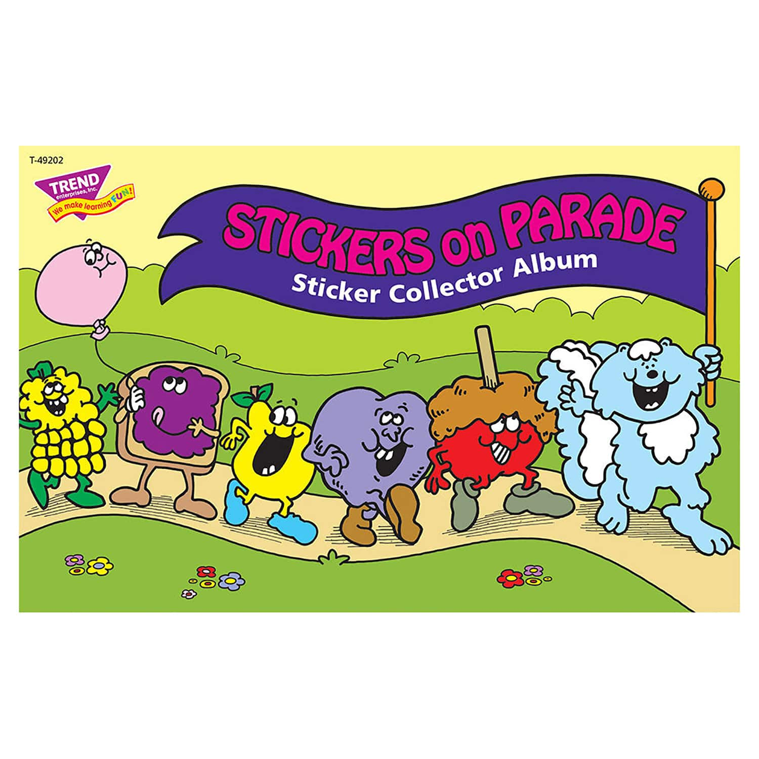 TREND Enterprises&#xAE; Stickers on Parade Sticker Collector Albums, 3ct.