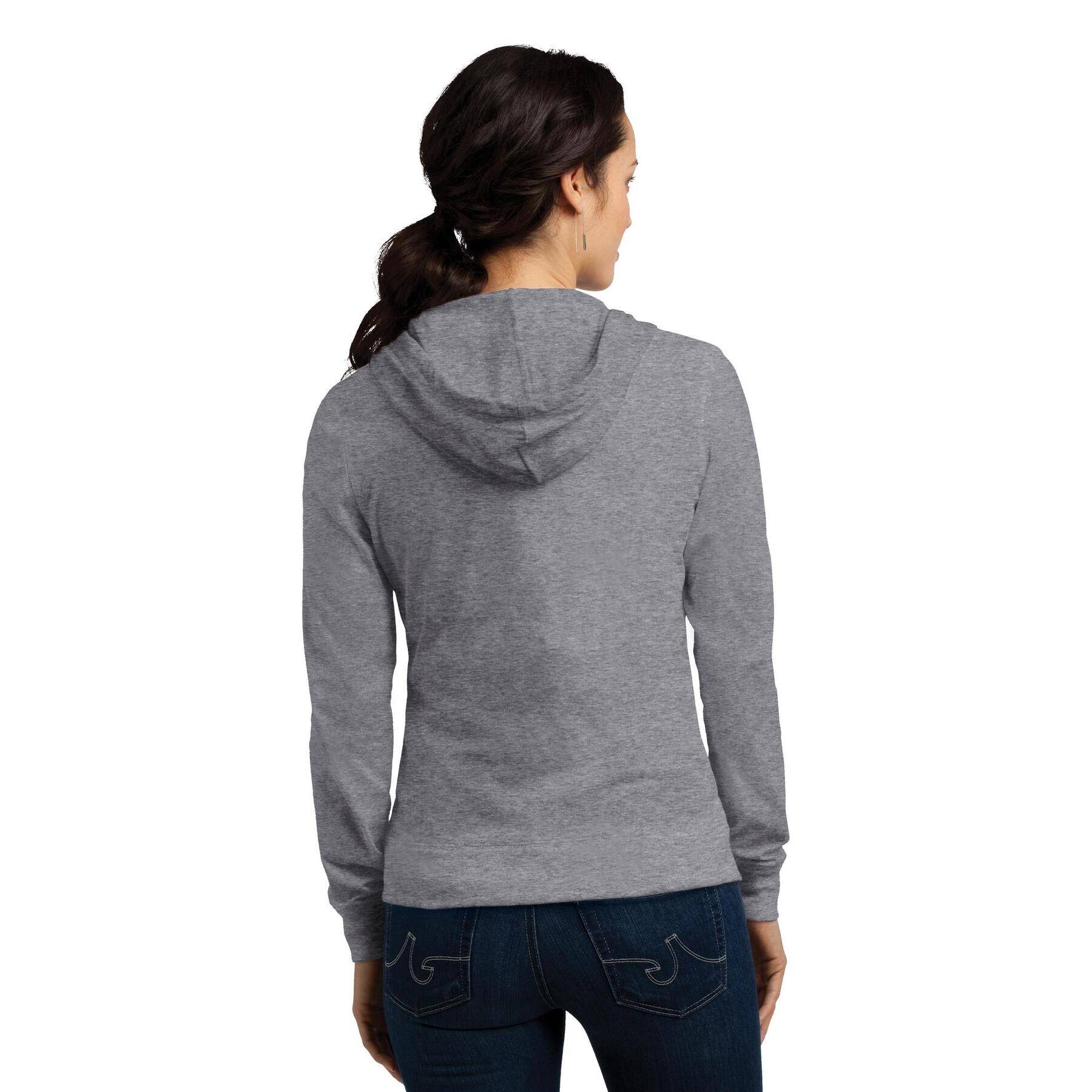 District® Women's Fitted Jersey Full-Zip Hoodie