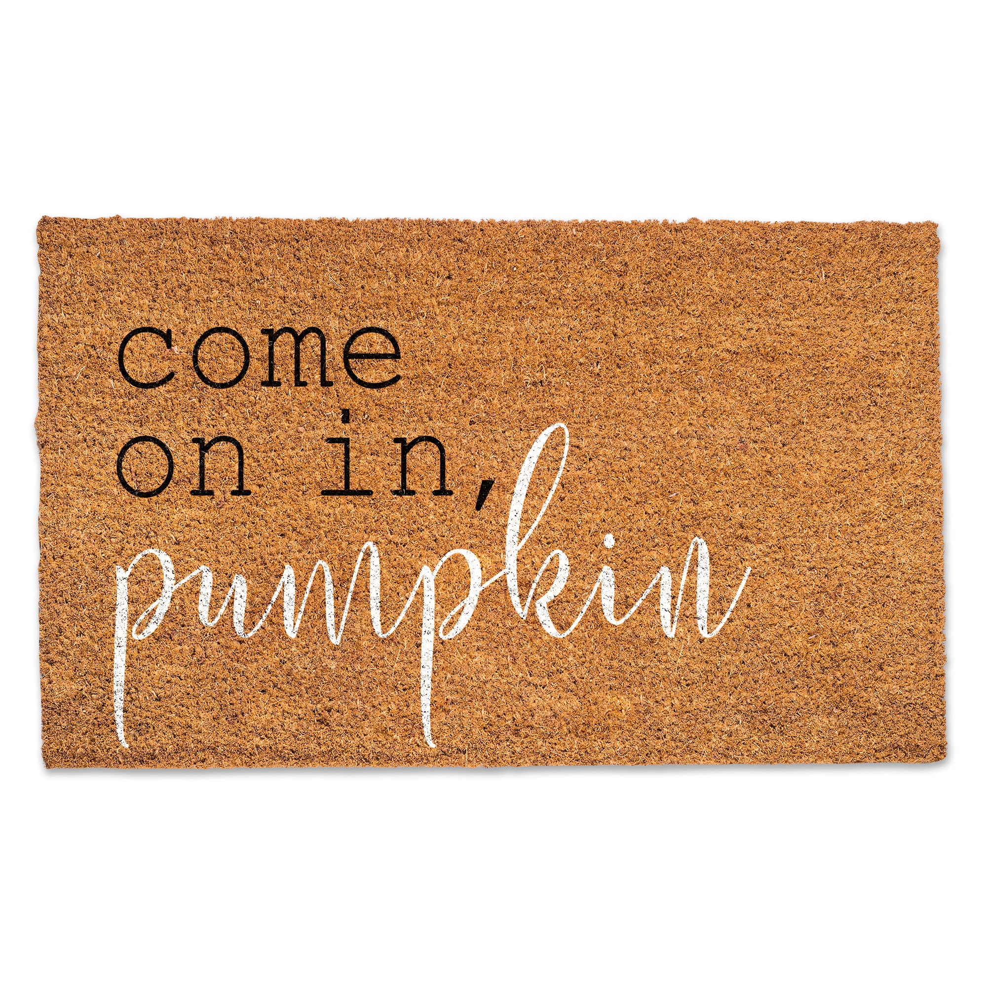 Come on in Pumpkin Door Mat