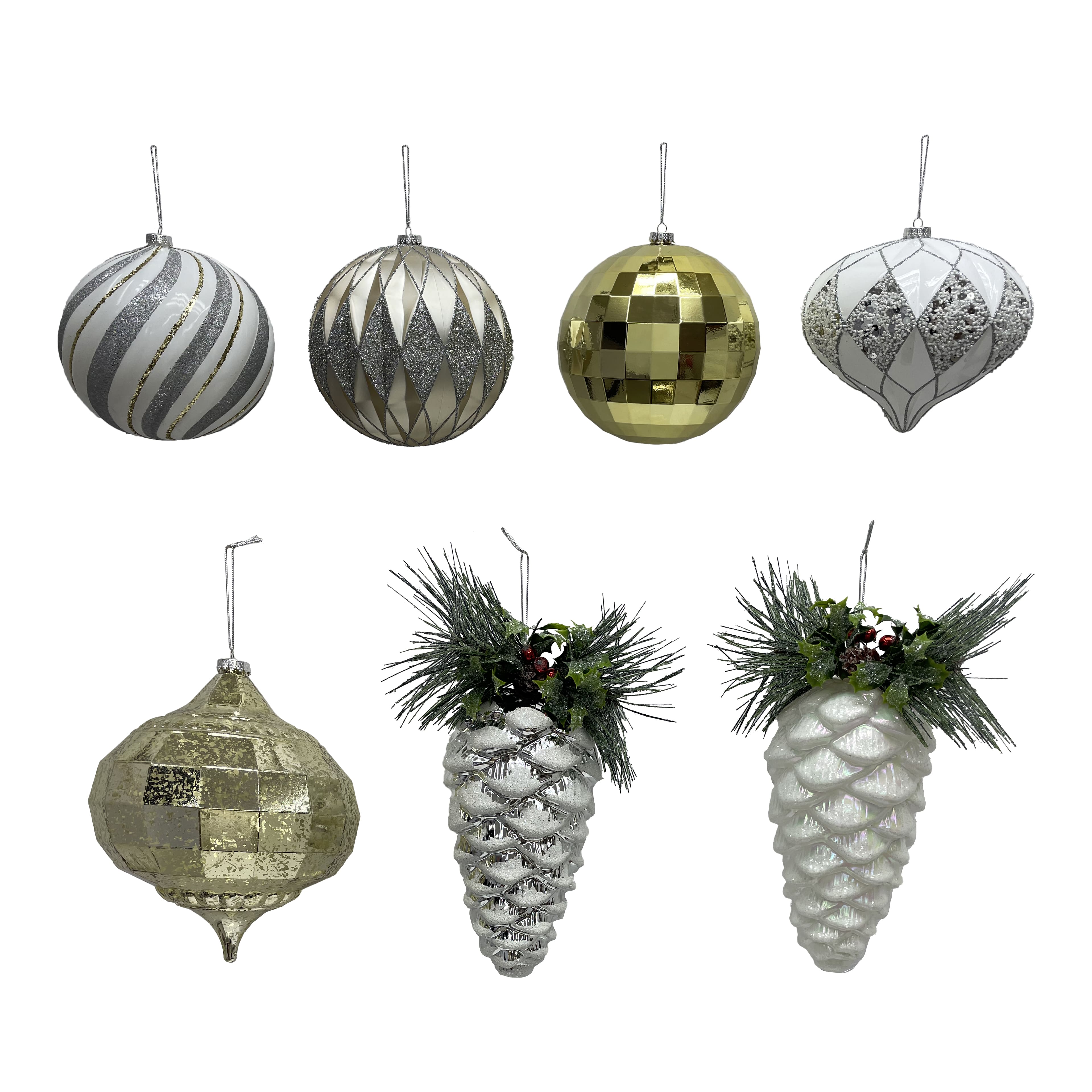 Assorted Jumbo Metallic Christmas Ornament by Ashland&#xAE;, 1pc.