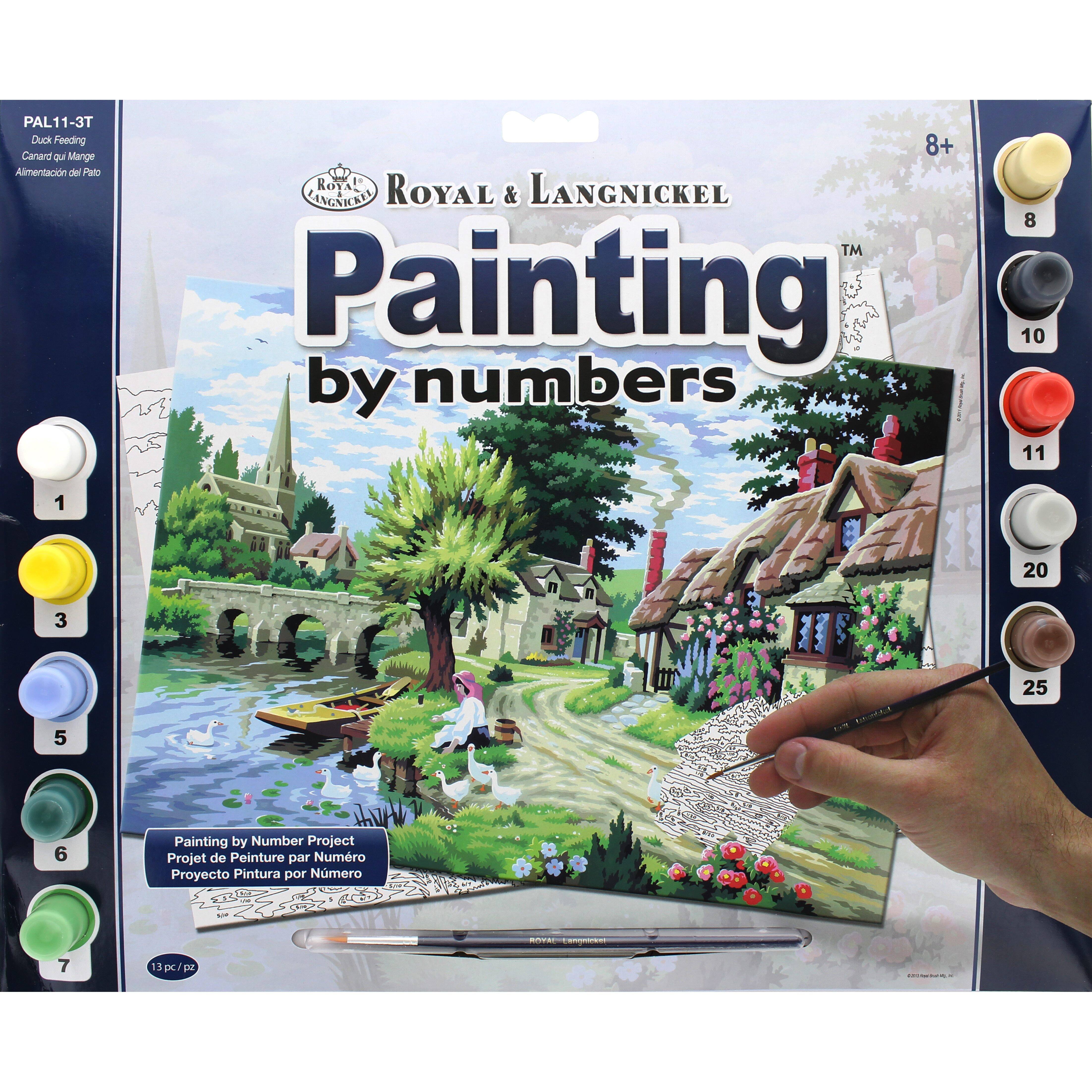Royal & Langnickel® Duck Feeding Painting by Numbers™ Kit Michaels