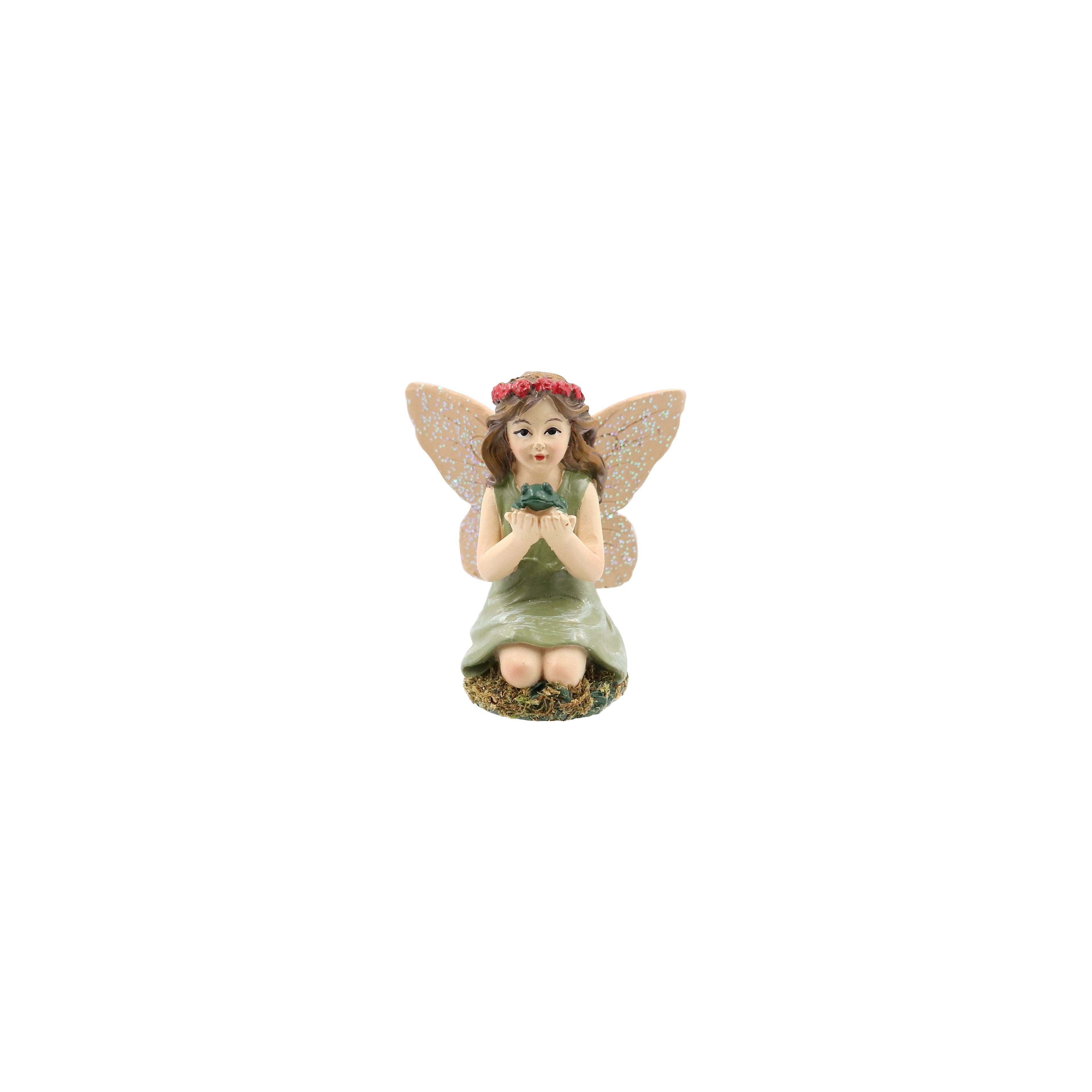 Mini Fairy with Frog Decoration by Ashland&#xAE;
