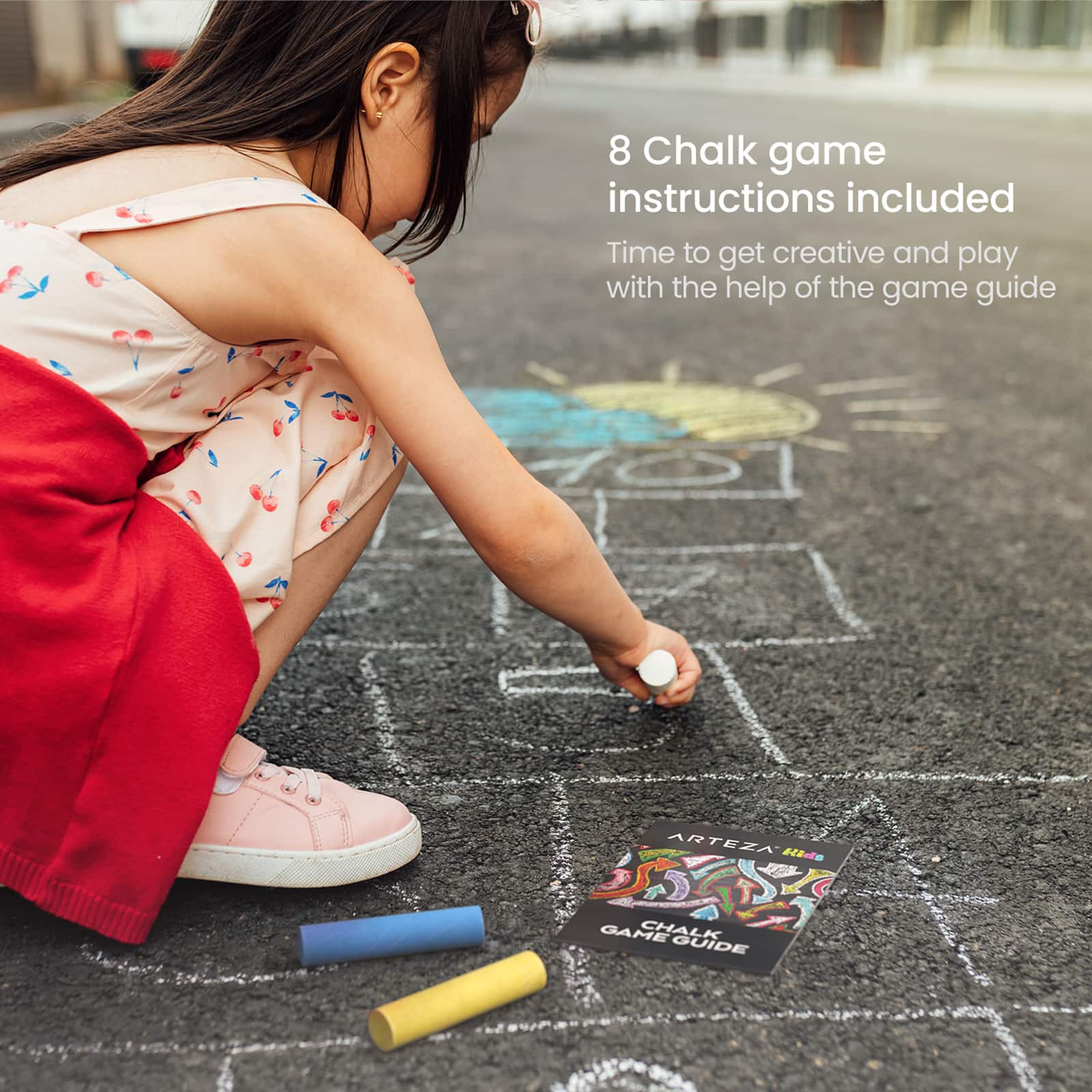 Creative Kids Jumbo Sidewalk Chalks, 5pc
