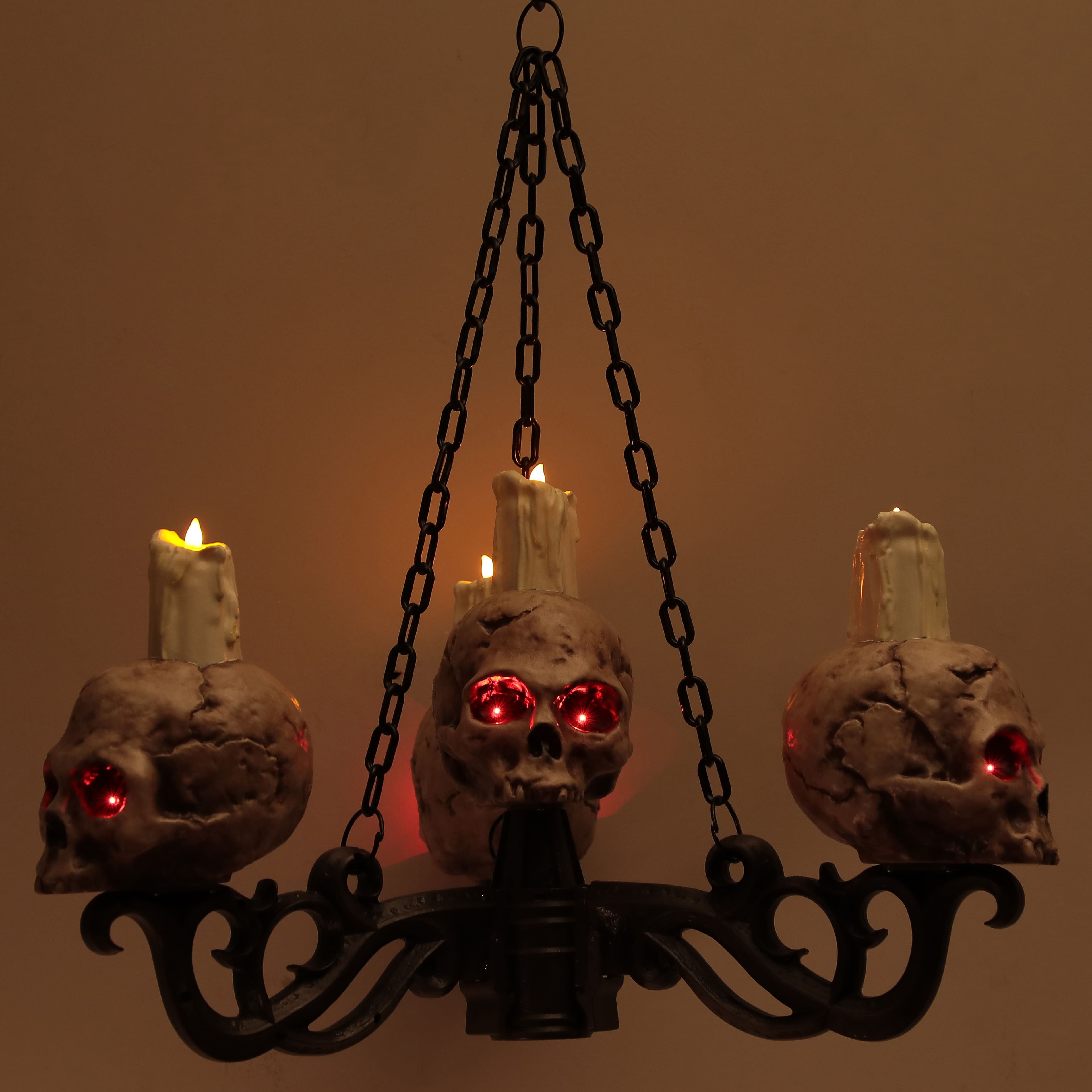 3-In-1 Lighted Skull Candelabra by Ashland&#xAE;