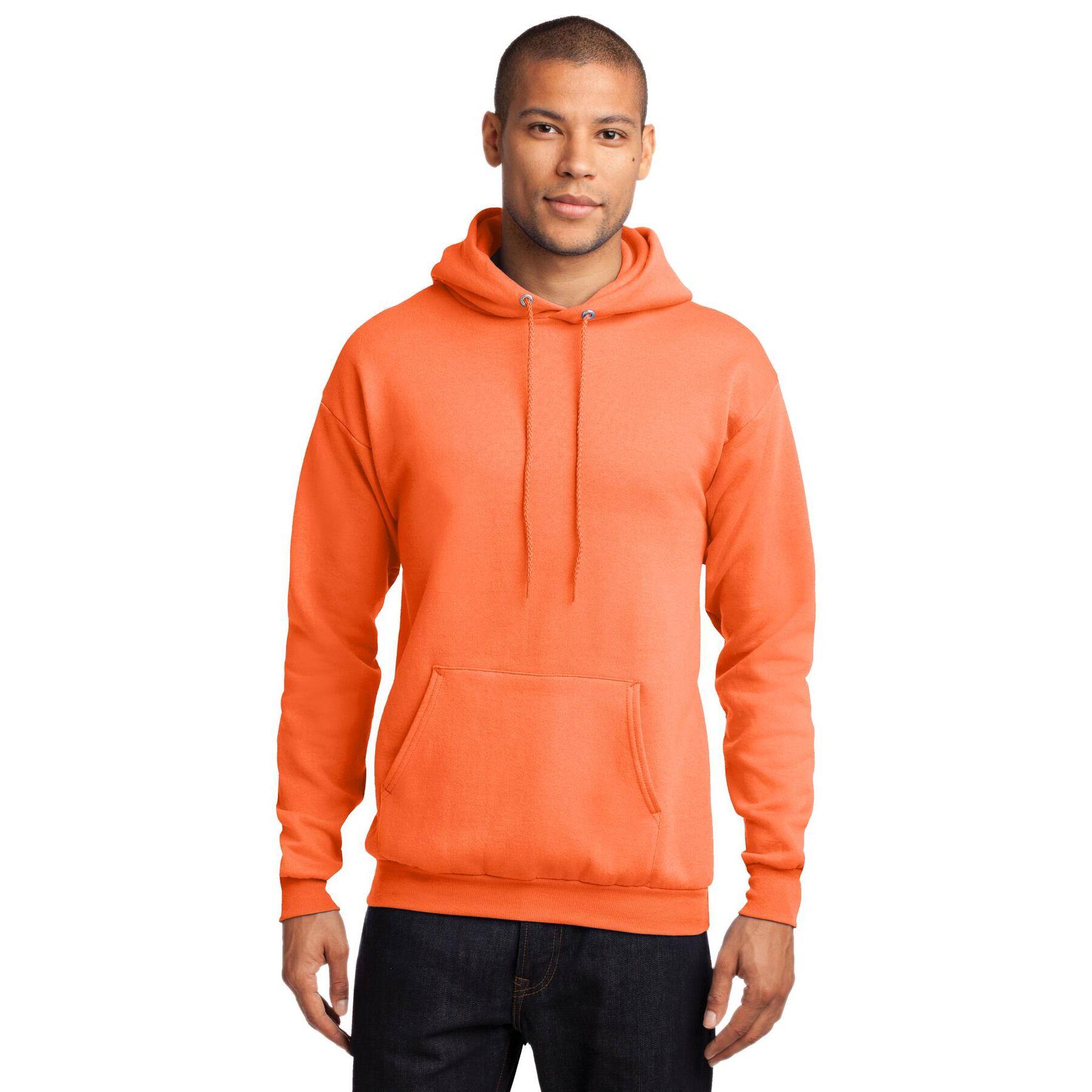 Port & Company® Neon Core Fleece Pullover Hooded Sweatshirt